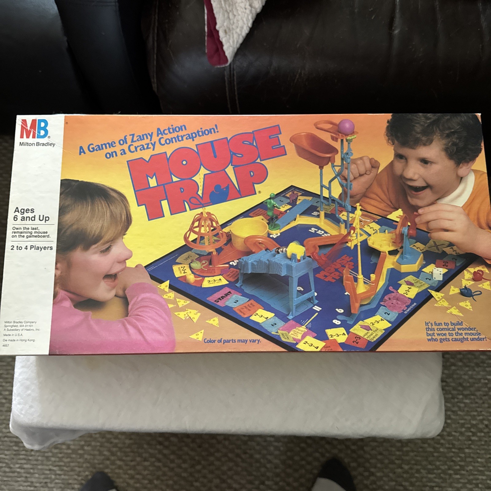 Mouse Trap COMPLETE Milton Bradley 1986 Classic Board Game Kids Family vintage