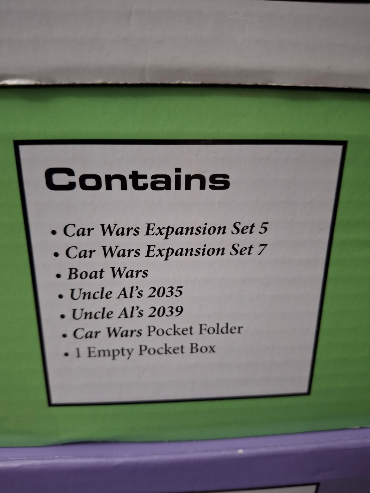 Car Wars Pocket Box Bundles All 4 Steve Jackson Games Kickstarter Complete
