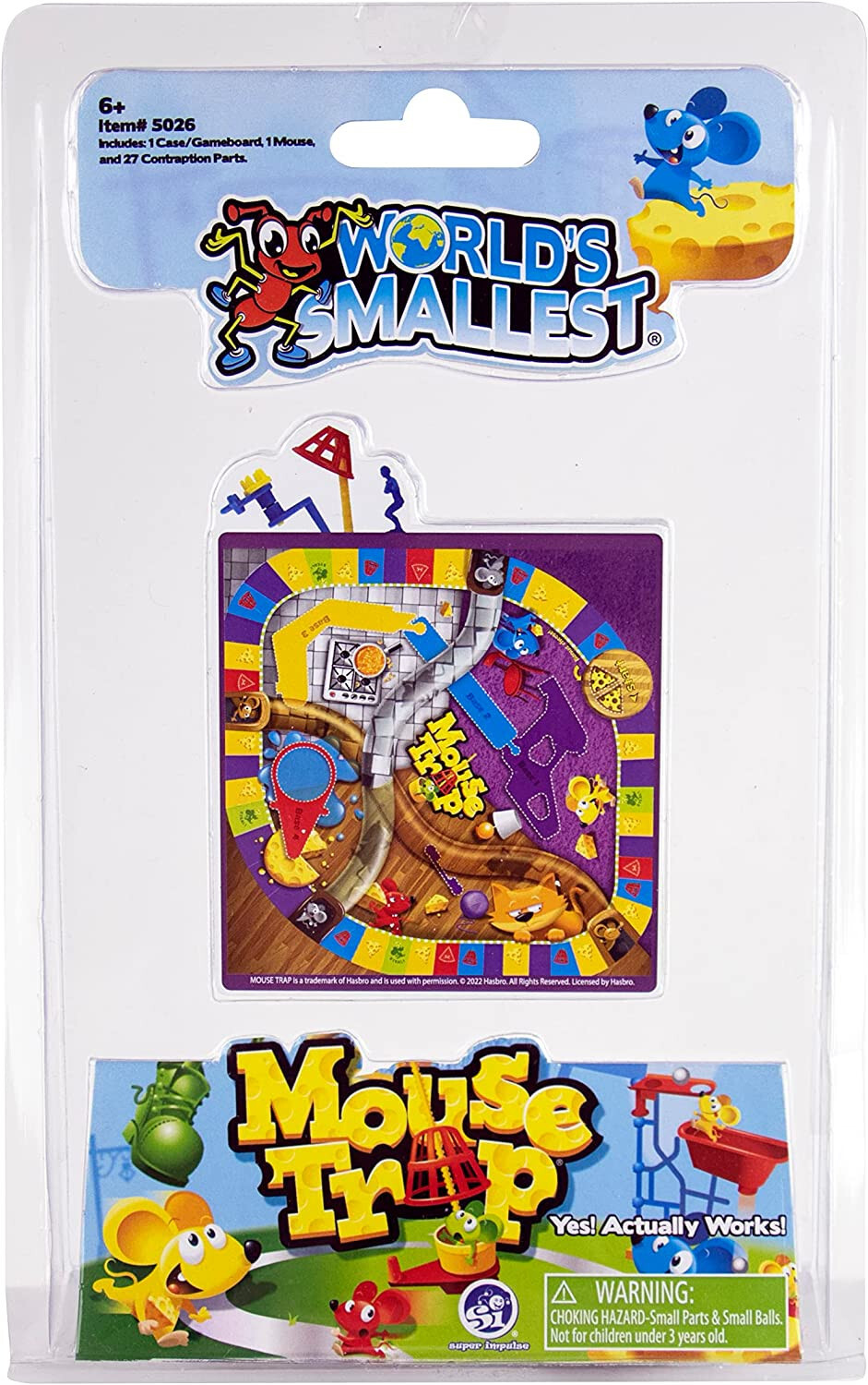 Worlds Smallest MOUSE TRAP Board Game Dollhouse Miniature