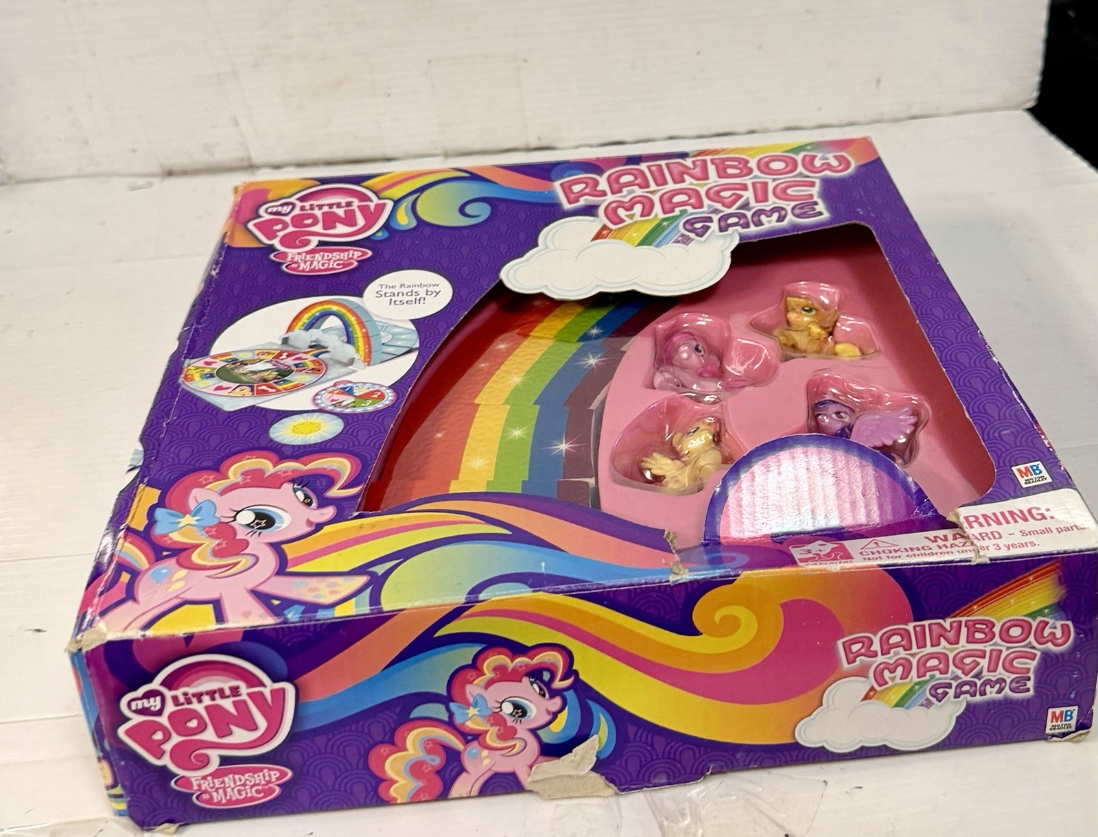 My Little Pony Rainbow Magic Board Game 2013 Hasbro 4 Ponies NEW Rare HTF Fast