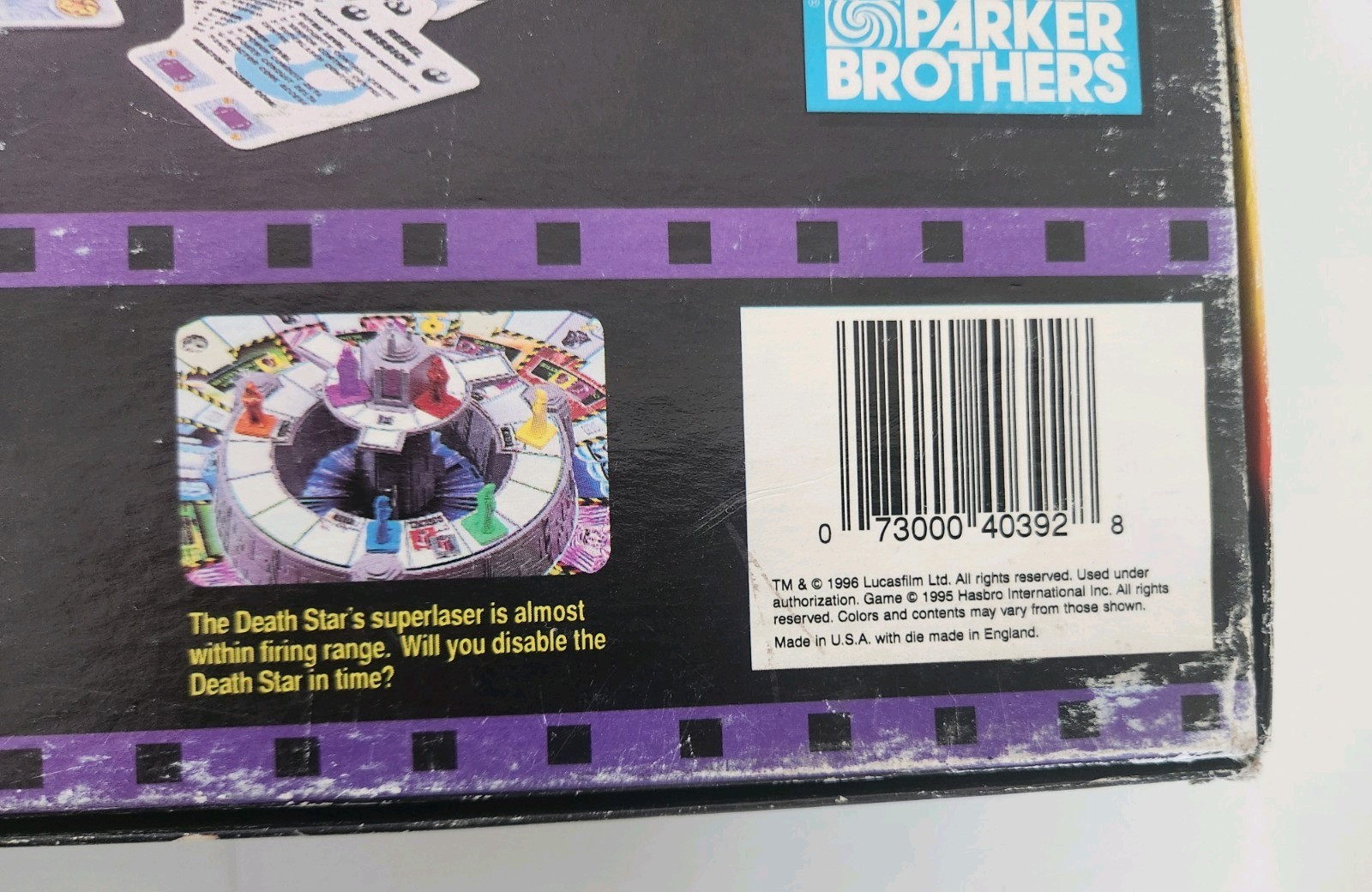 Star Wars The Interactive Video Board Game Parker Brothers 1996 Complete