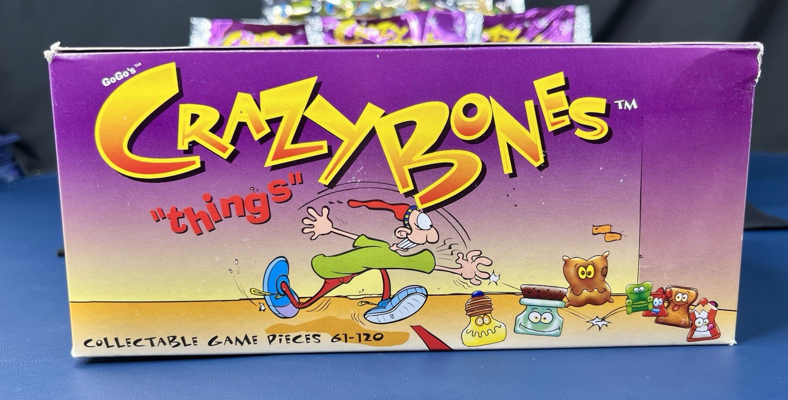 10 Sealed Packs GoGo’s Crazy Bones Things & Empty Display Box