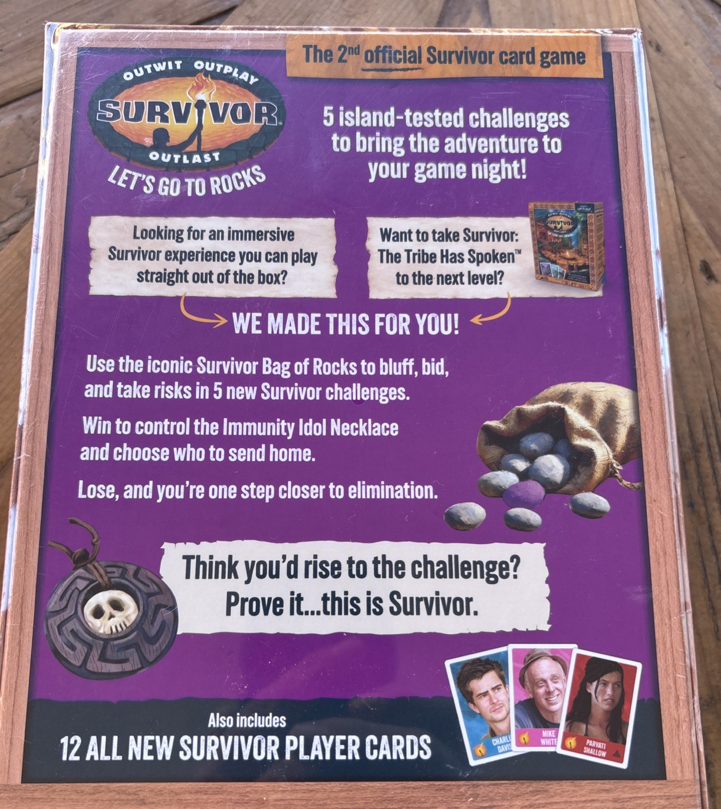 Survivor: the Tribe Has Spoken 3-6 Players – Ages 8+ – 30 Minutes to Play –