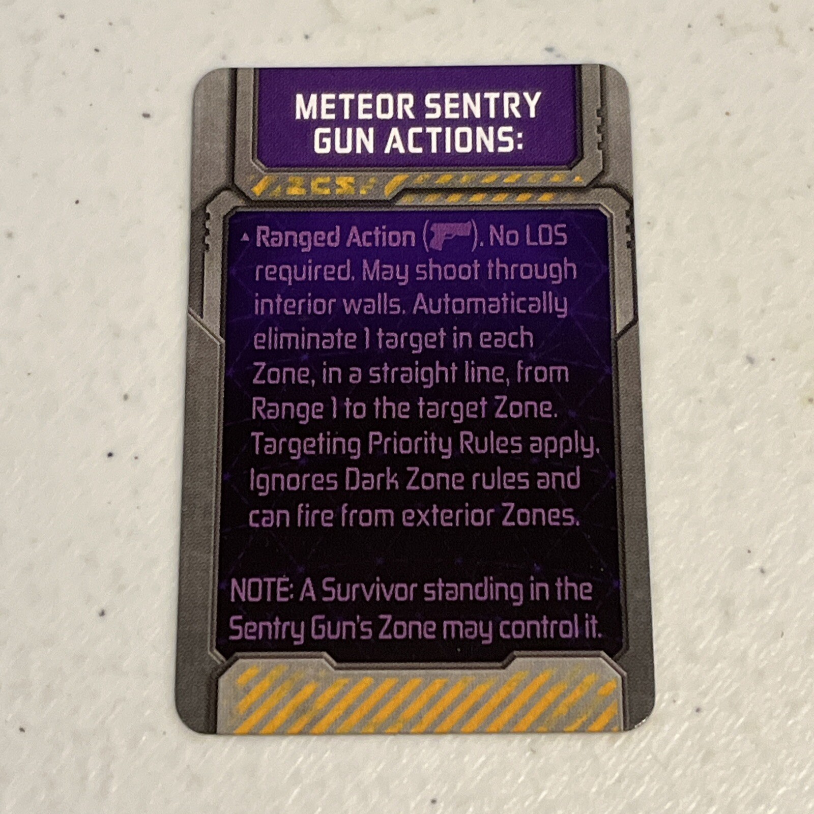 Zombicide: Invader Meteor Sentry Gun – Mini Figure & Card