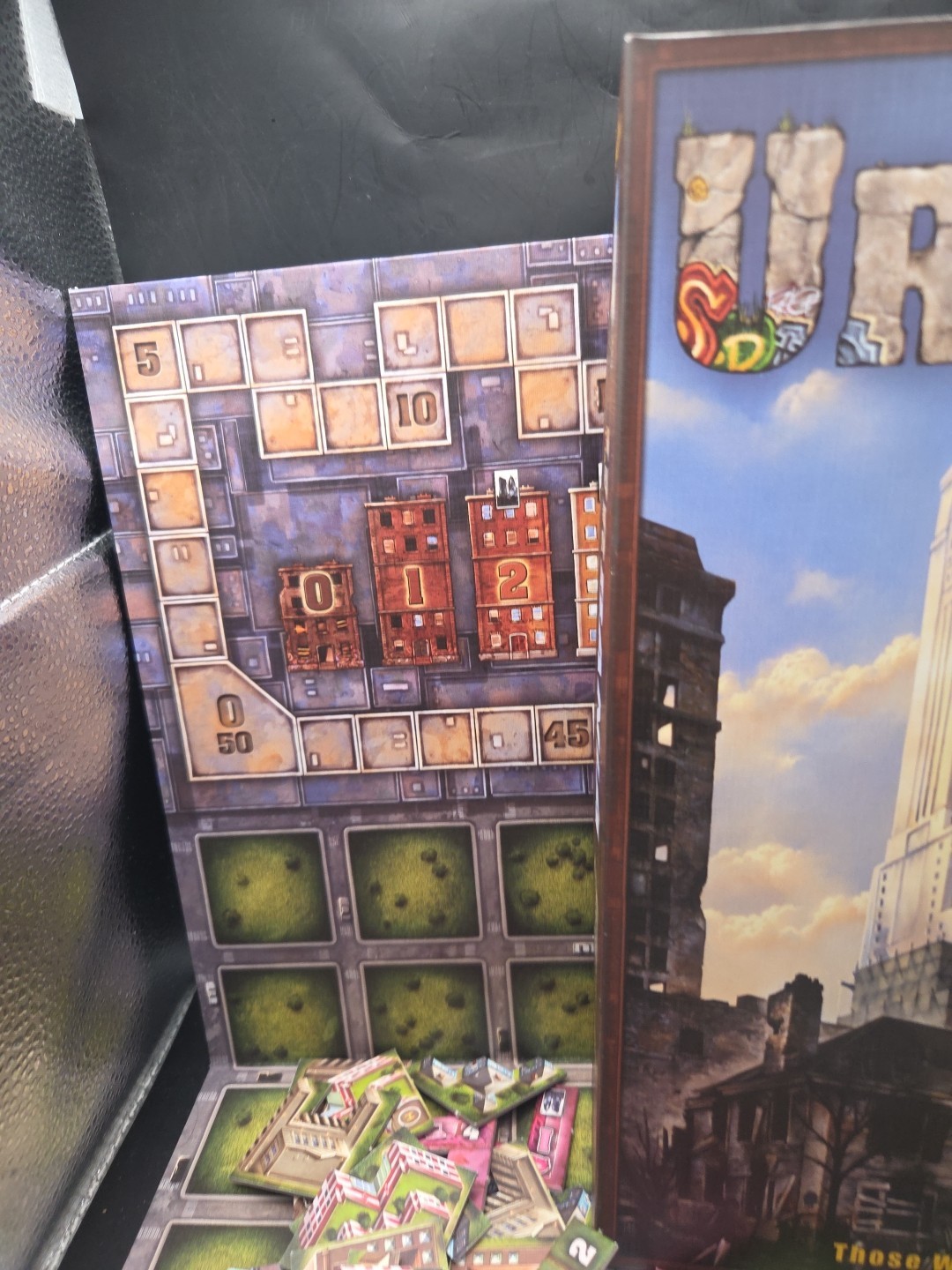 Mayfair Board Game Urbania City Building Box Complete Simone Lucien