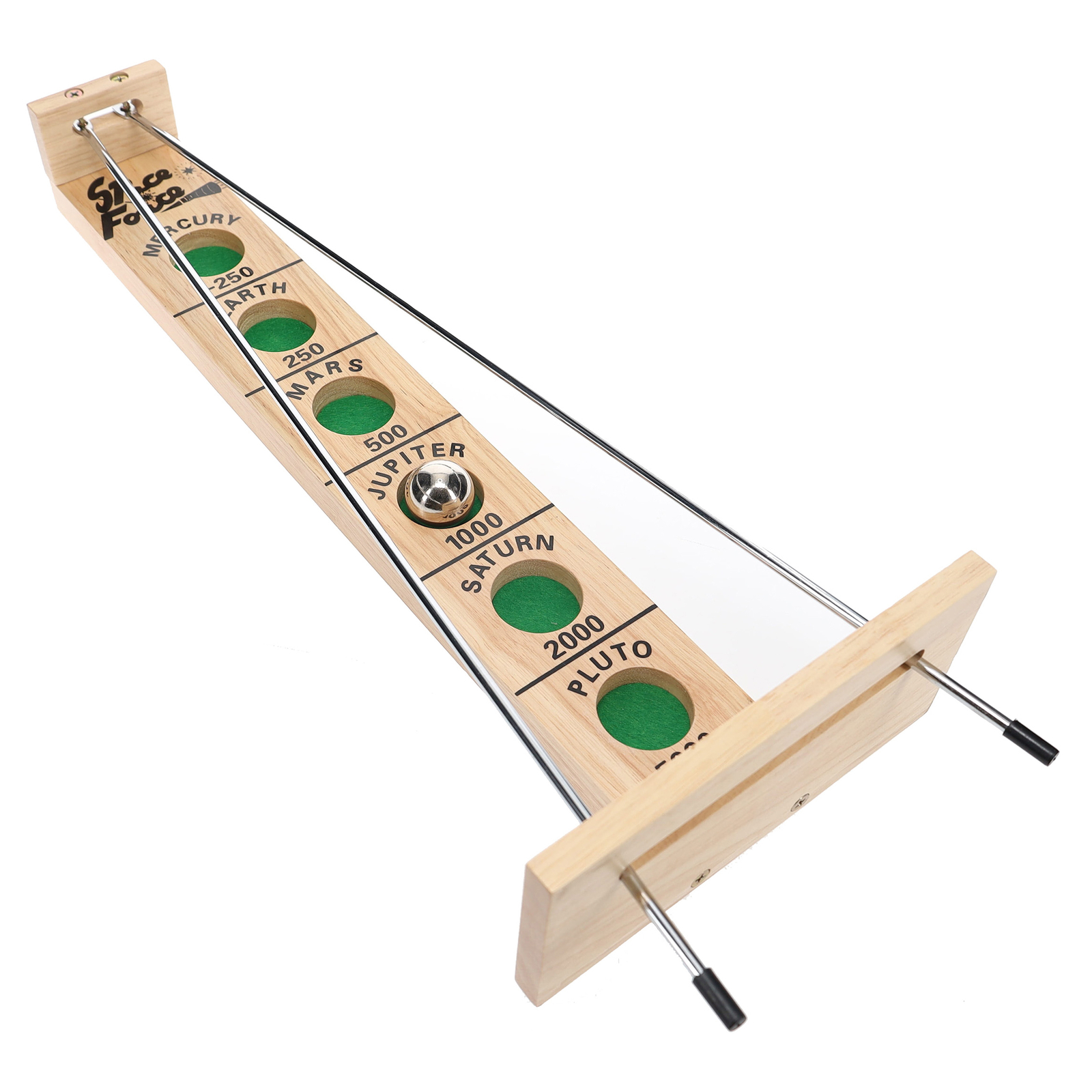 WE Games Shoot The Moon, 1940’s Nostalgia Game, Solid Natural Wood, 18 inches