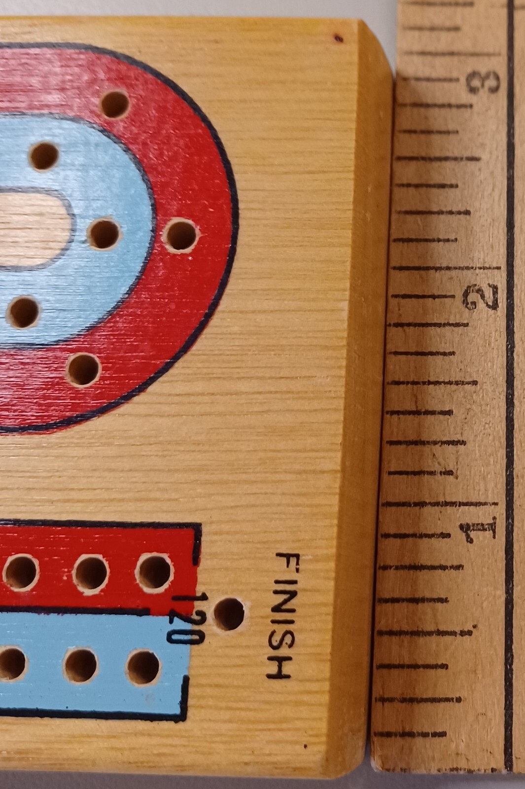 Vintage Pressman Surelane Wood Cribbage Board #1010 Storage 6 Pegs Instructions