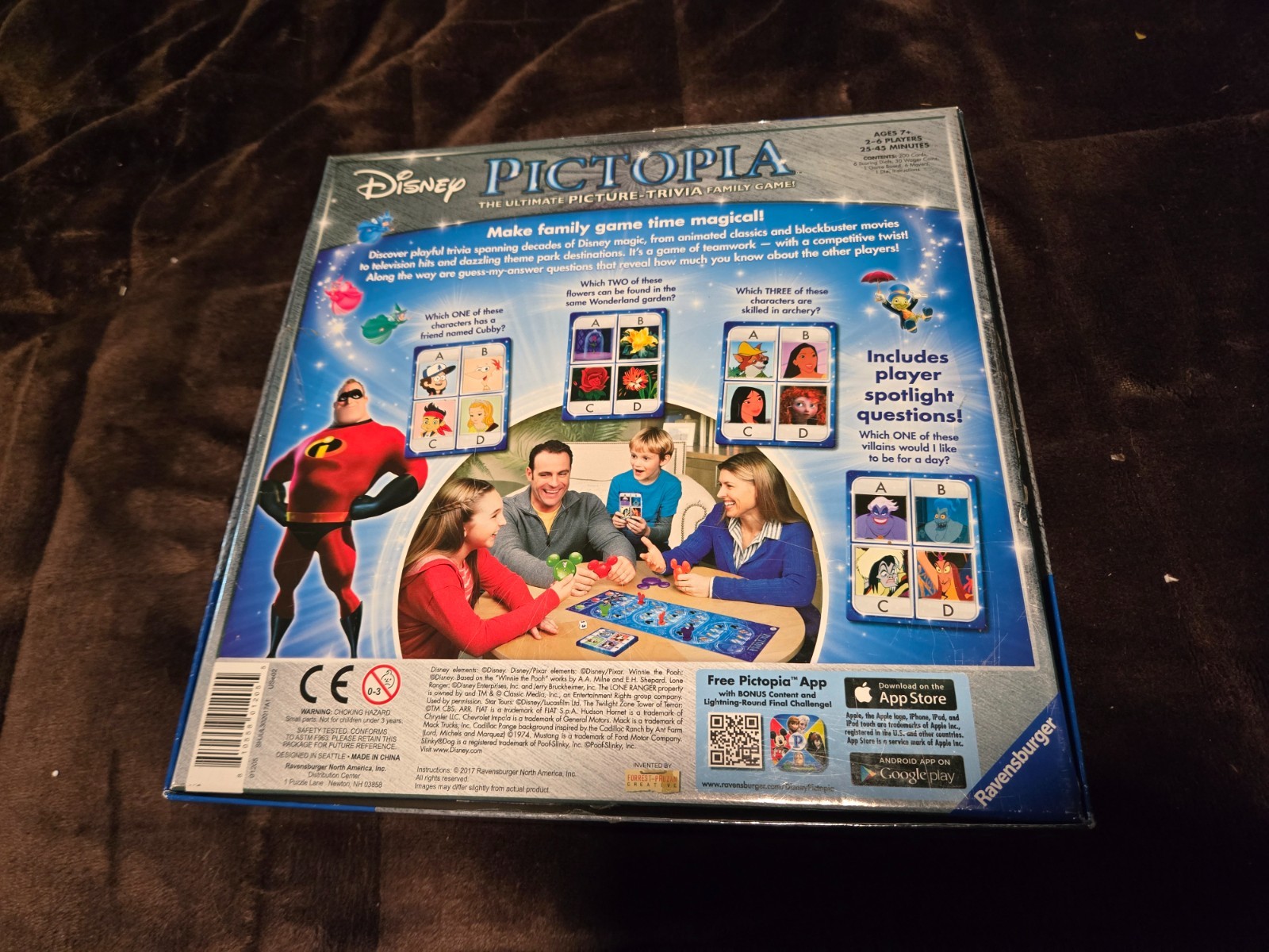 Ravensburger PICTOPIA DISNEY EDITION ULTIMATE PICTURE TRIVIA FAMILY GAME-COMPLET