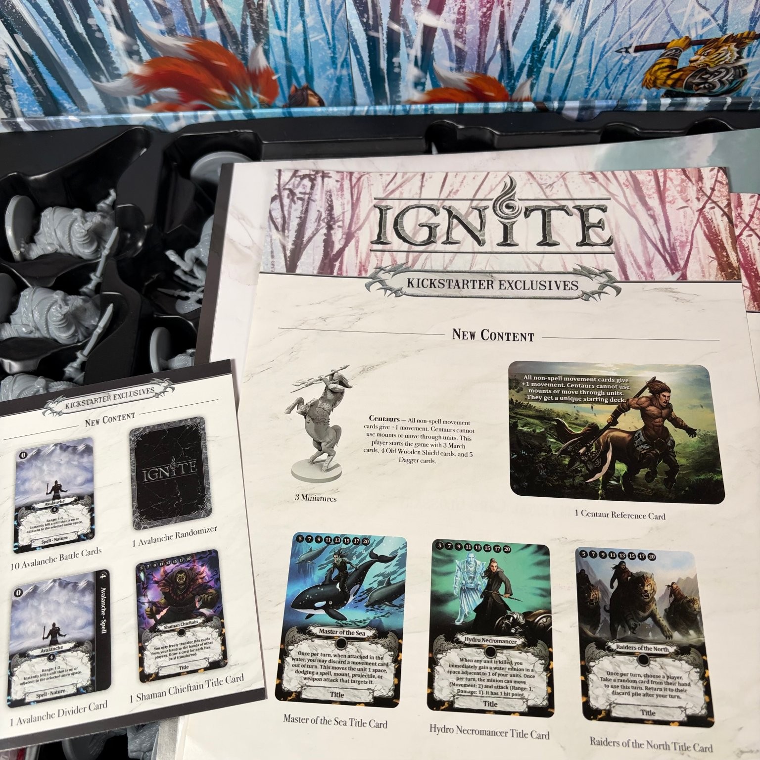 Ignite Kickstarter All-In Pledge Core Game w/ A New Enemy, The Freeze & Centaurs