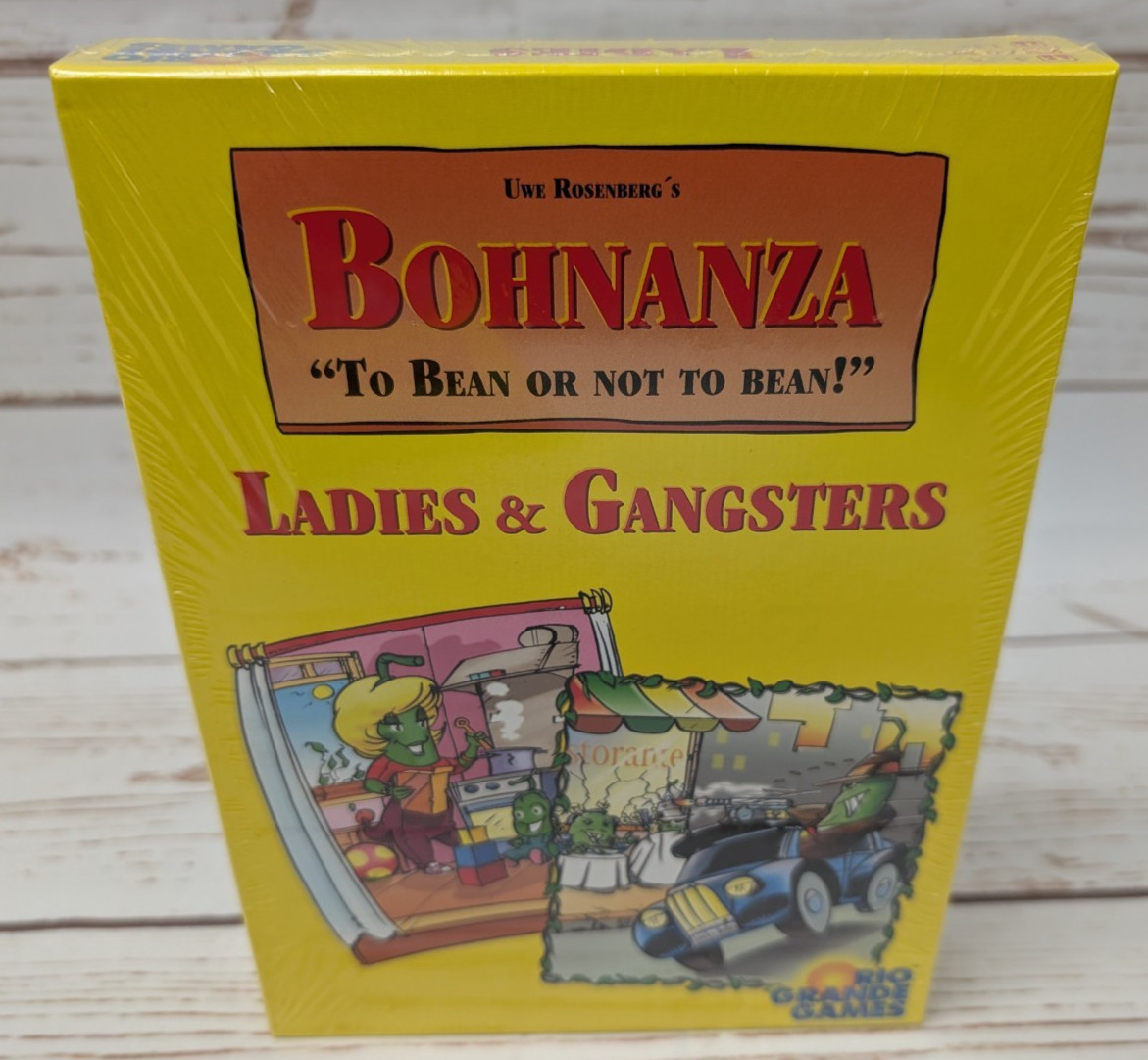 Bohnanza Ladies & Gangsters Card Game Uwe Rosenberg 2014 NIS Rio Grande Games