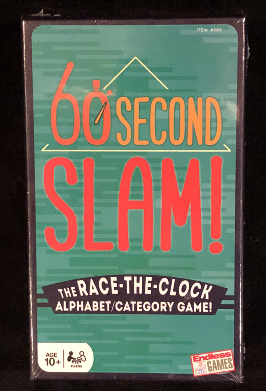 60-Second Slam Card Game – Endless Games New, Sealed