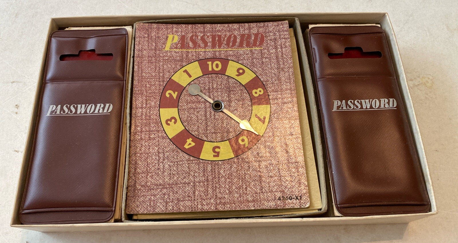 Vintage 1962 PASSWORD Game Milton Bradley #4260 Complete Peak Production