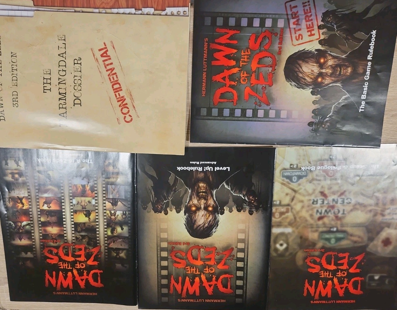 Dawn of the Zeds Board Game 3rd Edition 100% Complete Zombie
