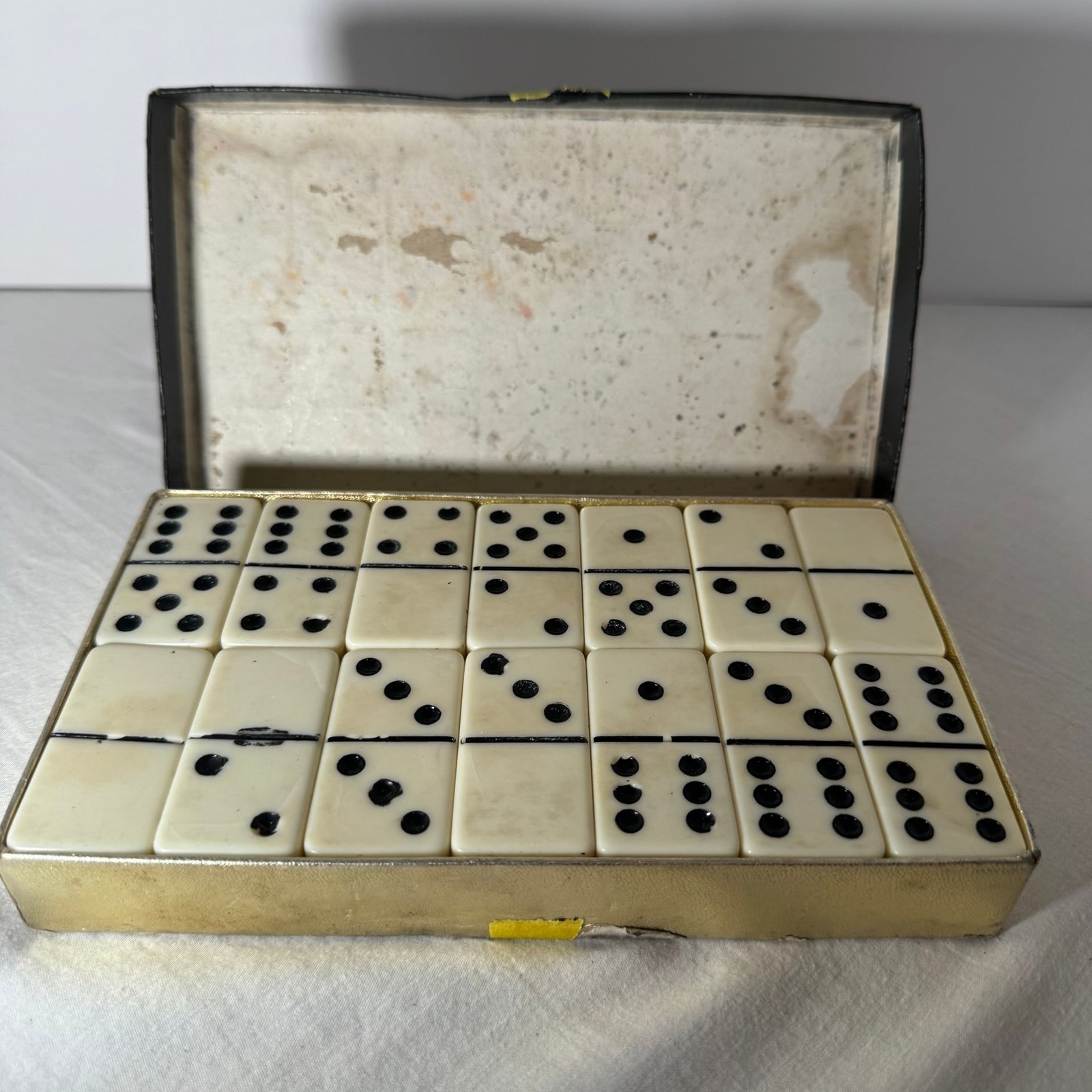 Vintage Pleasantime No. 1616 Domino SetDouble Six – 1950s/60s
