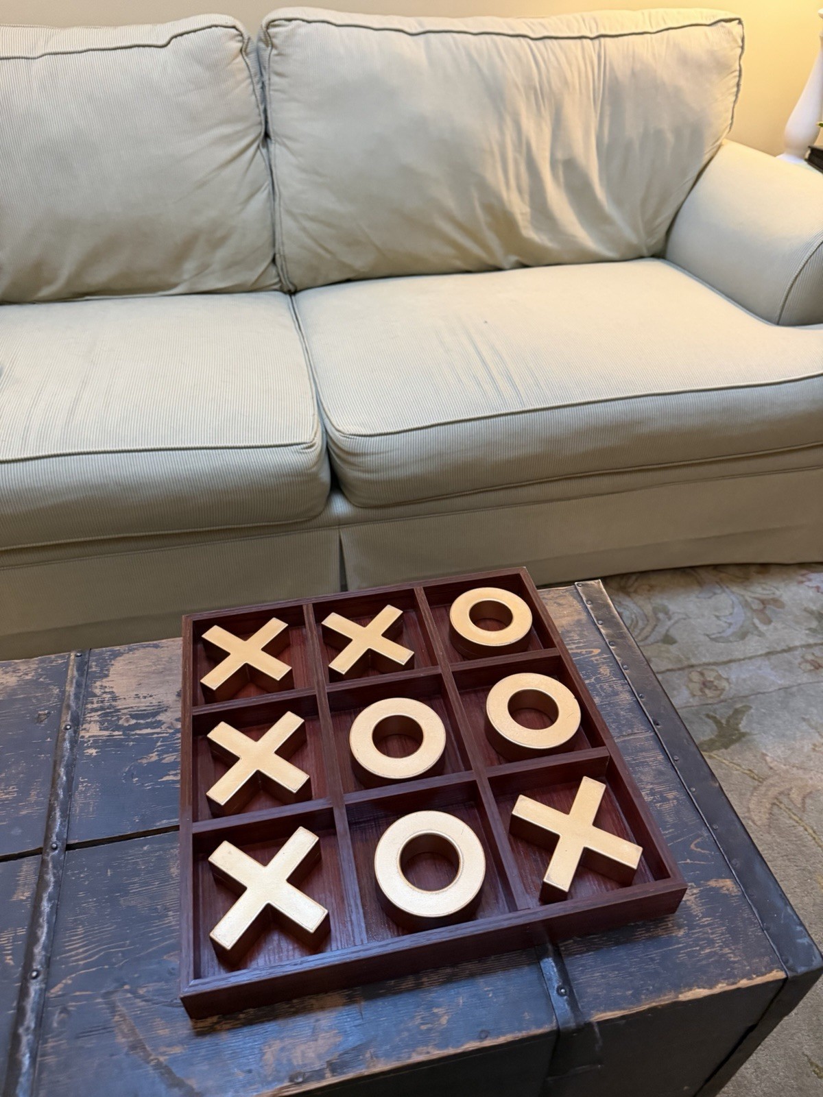 Large Coffee Table Size TIC TAC TOE GAME