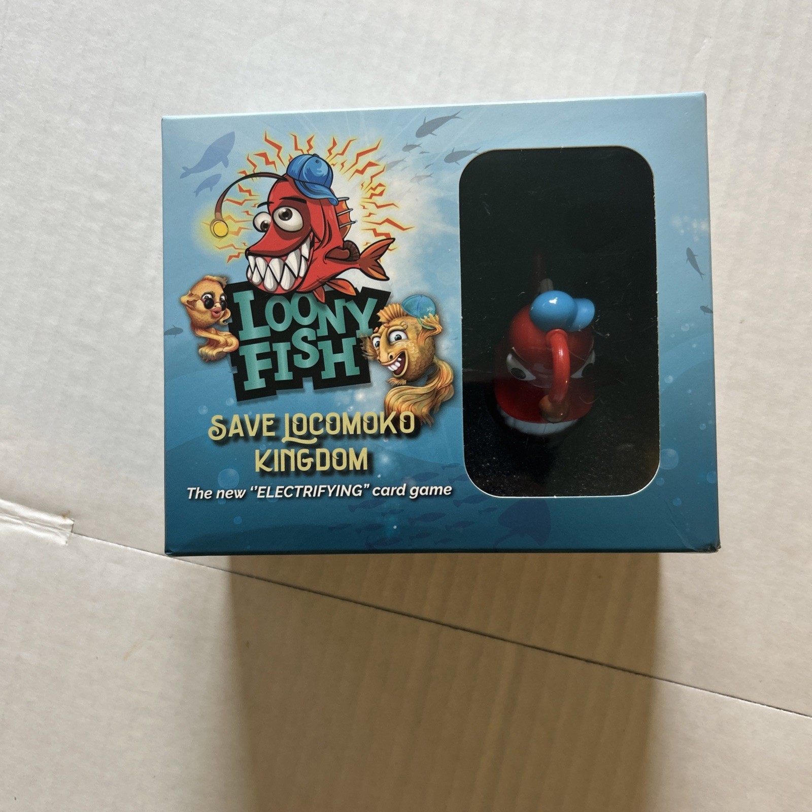 Loony Fish Save Locomoko Kingdom Electrifying Card Game With Figurine Ages 6+