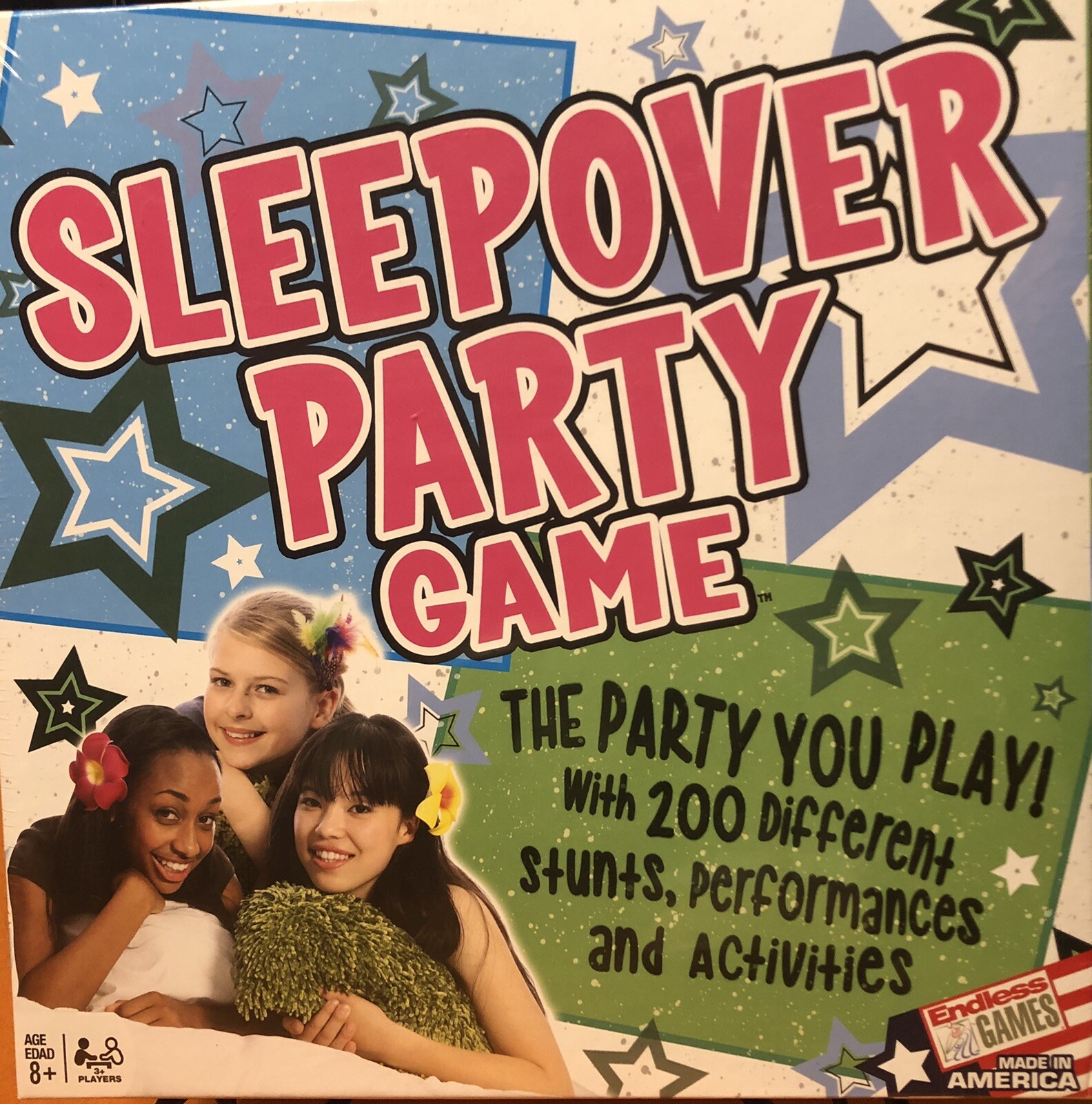 NEW Sleepover Party Game To Go! Fun Girls Night Game Card Party Group In Wrapper