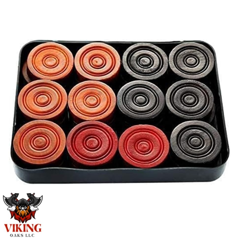 Professional Carrom Board Set with 24 Wooden Coins & 4 Strikers – Case Included