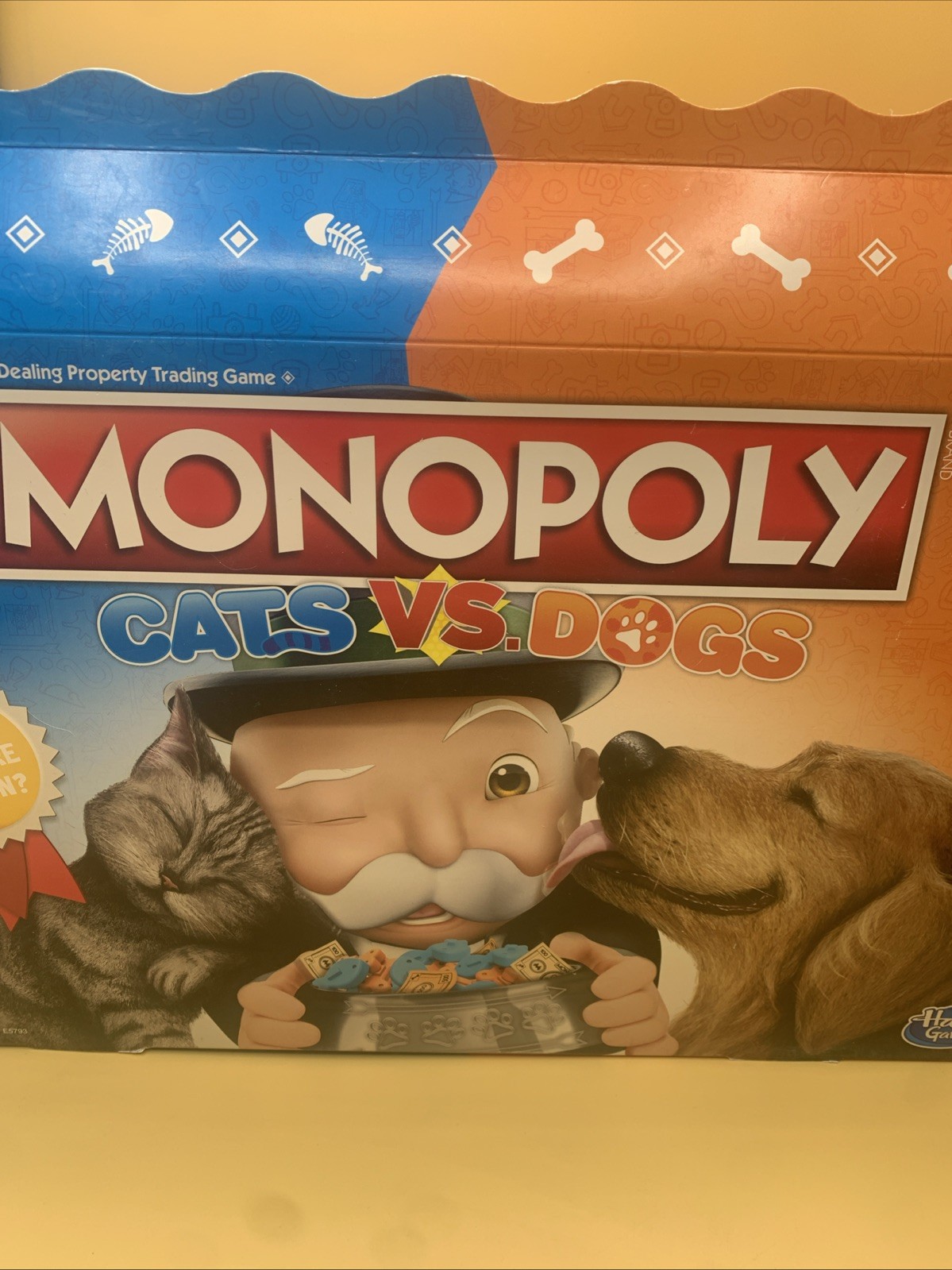Hasbro Monopoly Cats Vs. Dogs Board Game Limited Edition NEW In Sealed Box