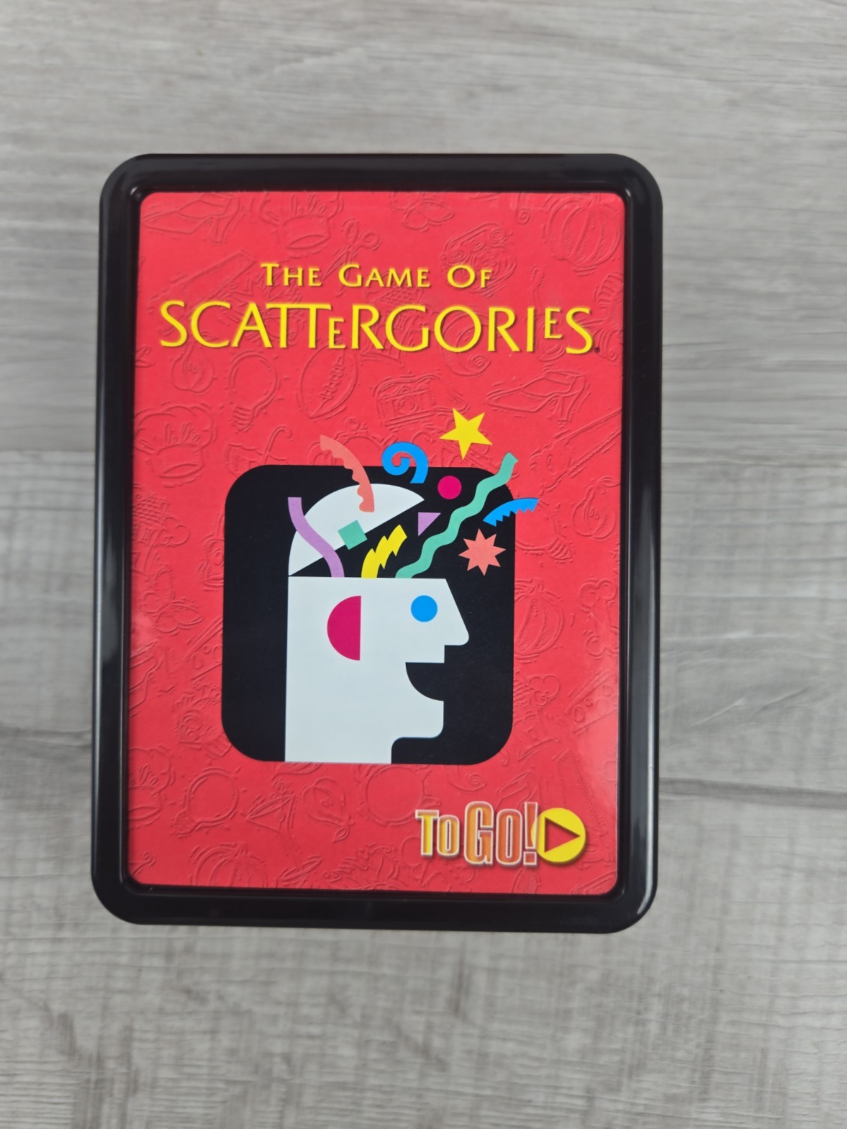 The Game of Scattergories To Go! Parker Brothers