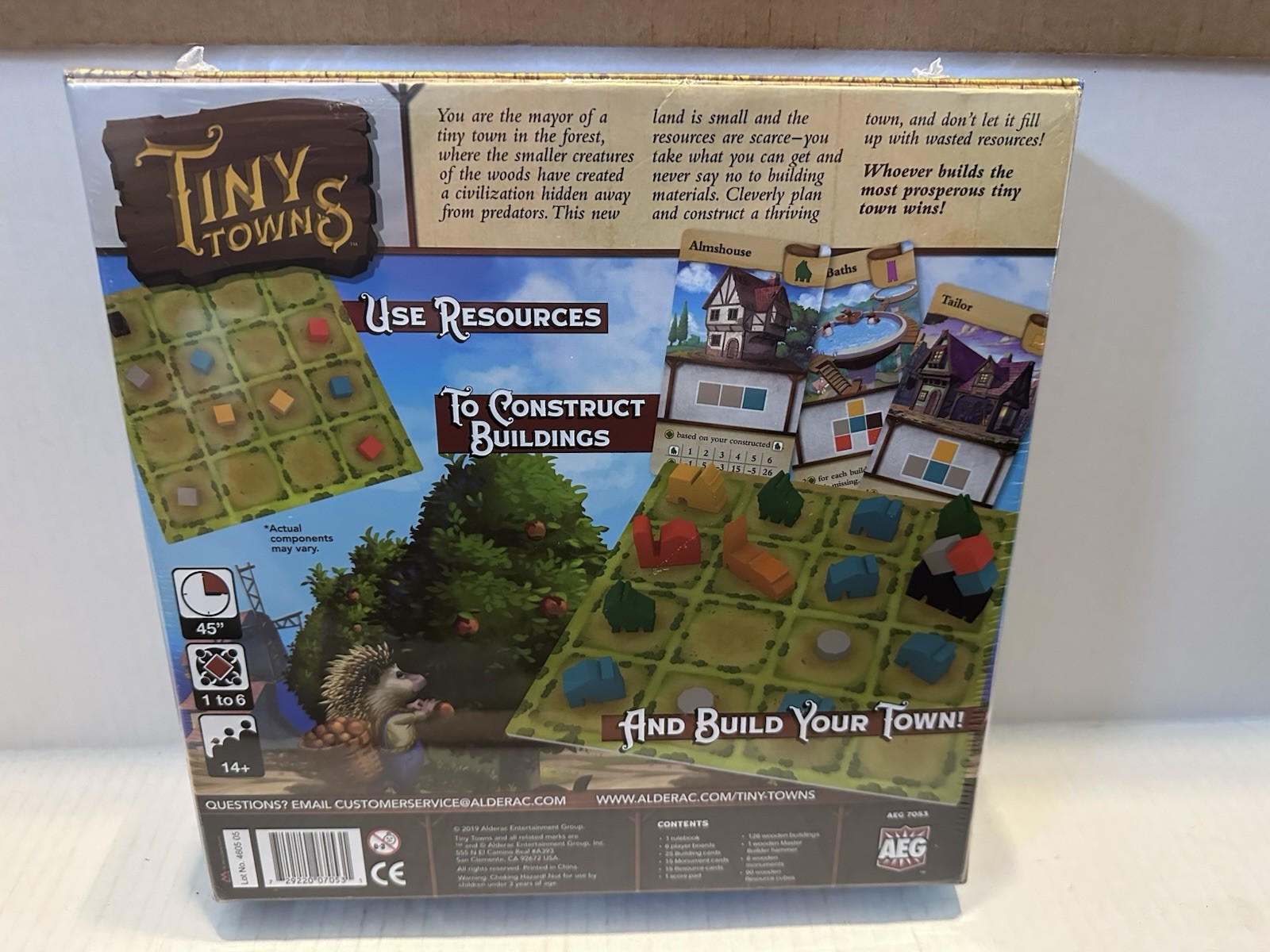 Tiny Towns Board Game NEW Sealed in shrink wrap by AEG Peter Mcpherson ages 14+