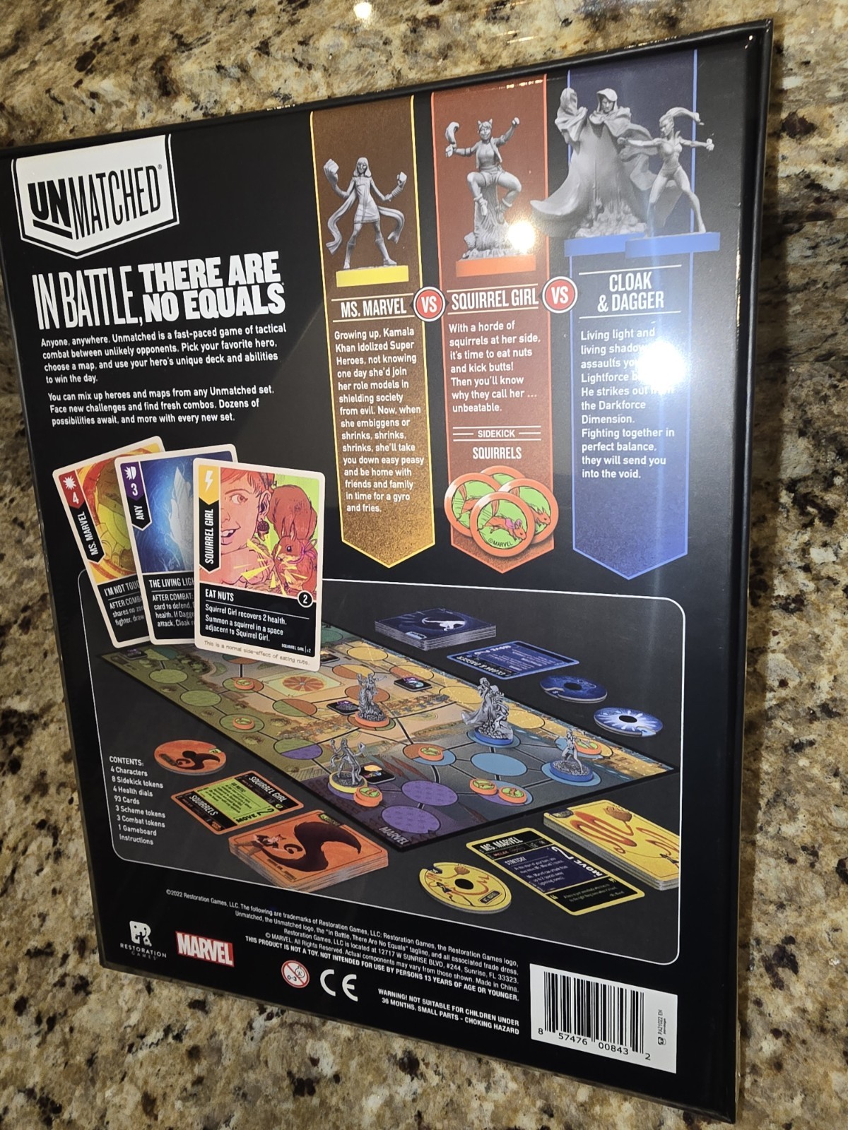 2022 Marvel Unmatched Game – Teen Spirit by Restoration Games Ms. Marvel