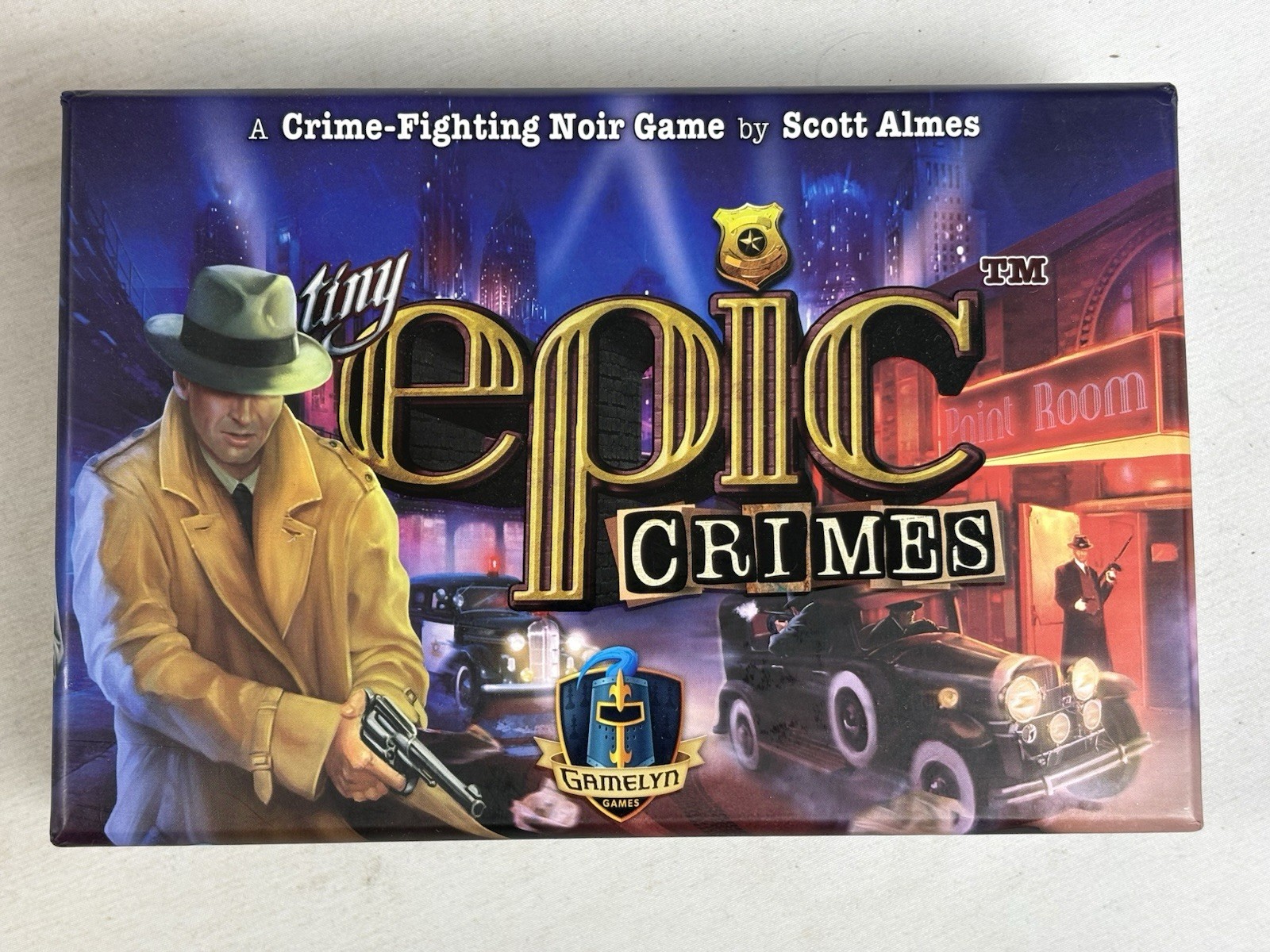 Tiny Epic Crimes – A Crime-Fighting Noir Game by Gamelyn Games 1 to 4 players