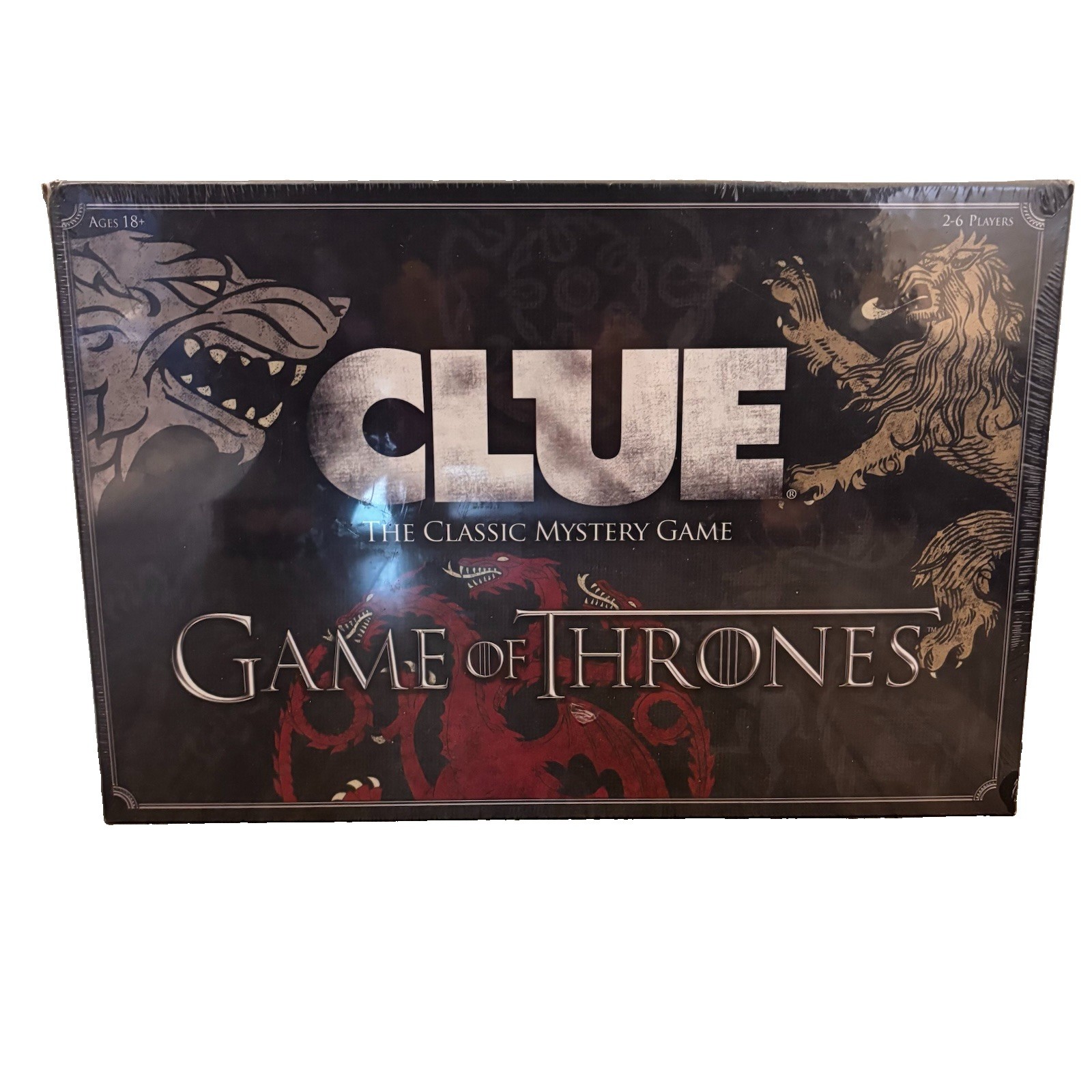 Clue Mystery Game: Game of Thrones Edition (2016) USAopoly 2 Settings Brand New