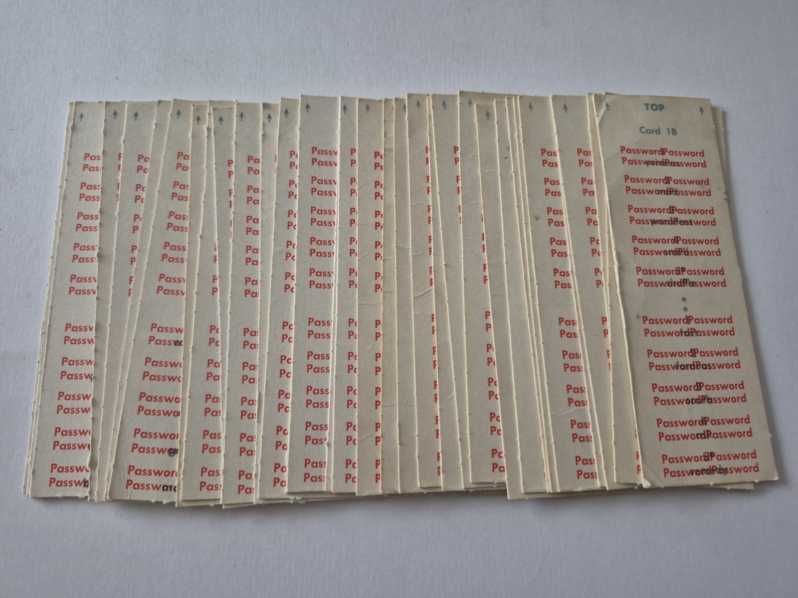 Vintage Password Board Game Volume Ten Milton Bradley 4260 Complete Score Pad