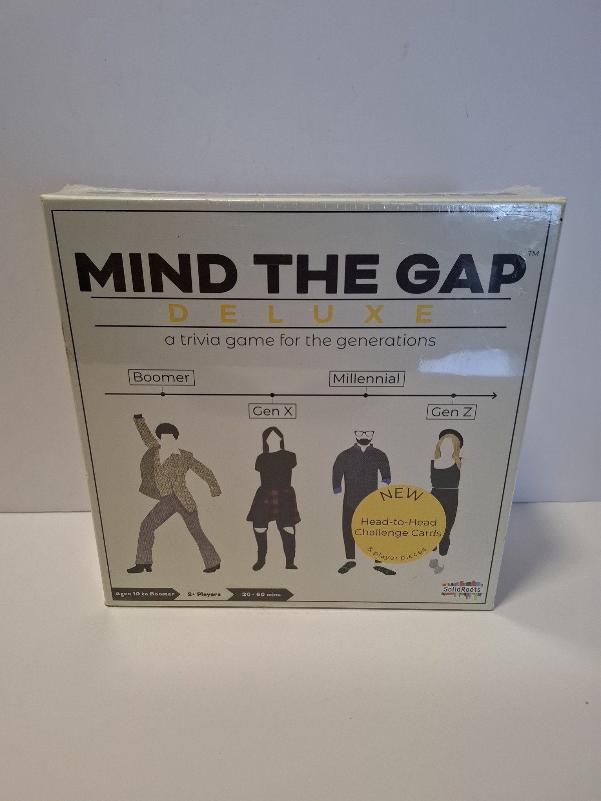 Mind The Gap DELUXE Trivia Game – Solid Roots – 2-12 Players Ages 10+ SEALED