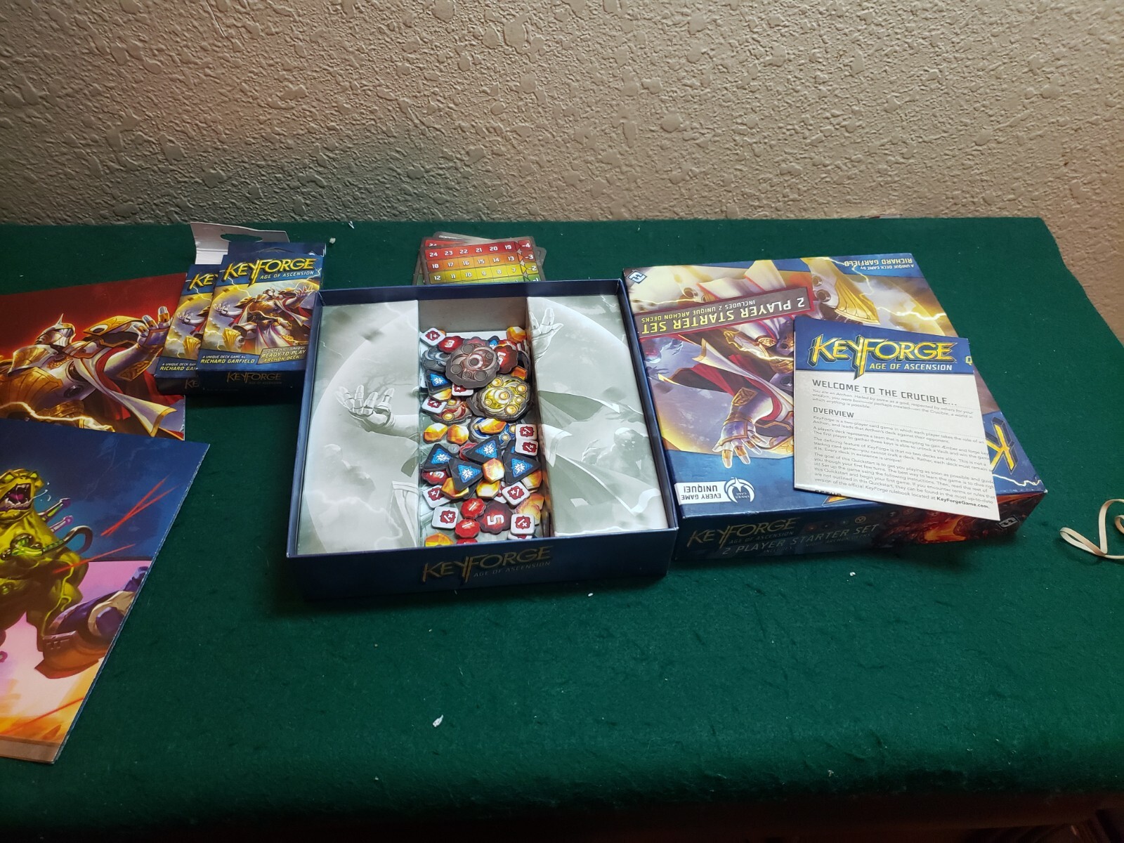 KeyForge Age of Ascension Starter Set, Uncounted, Appears complete