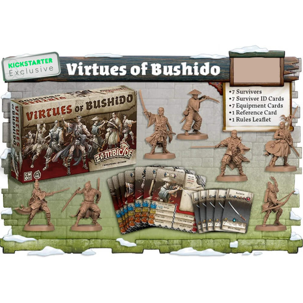 Zombicide: White Death Virtues of Bushido Kickstarter Exclusive