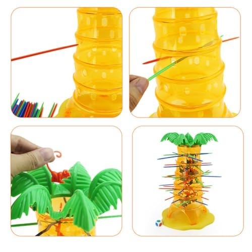 Interactive Parent-Child Tabletop Game – Monkey Climbing Tree Educational Fun To
