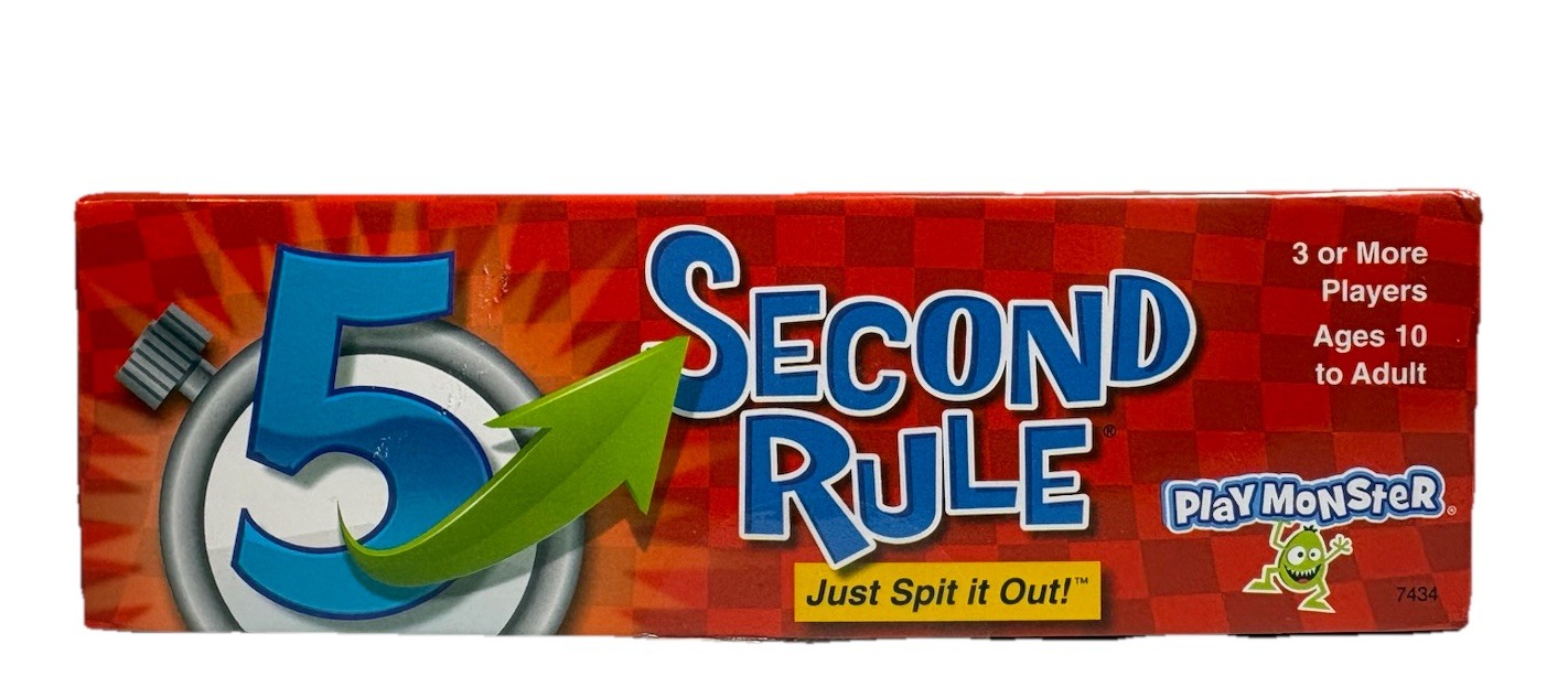 5 Second Rule Play Monster 3 or More Players Ages 10 to Adult Family Friendly