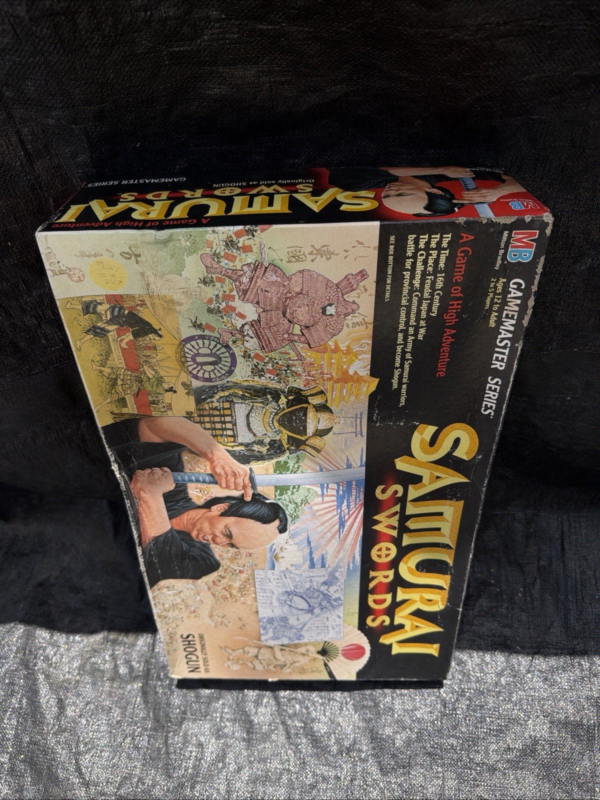 SAMURAI SWORDS Milton Bradley Board Game 4720 Sealed Parts Open Box