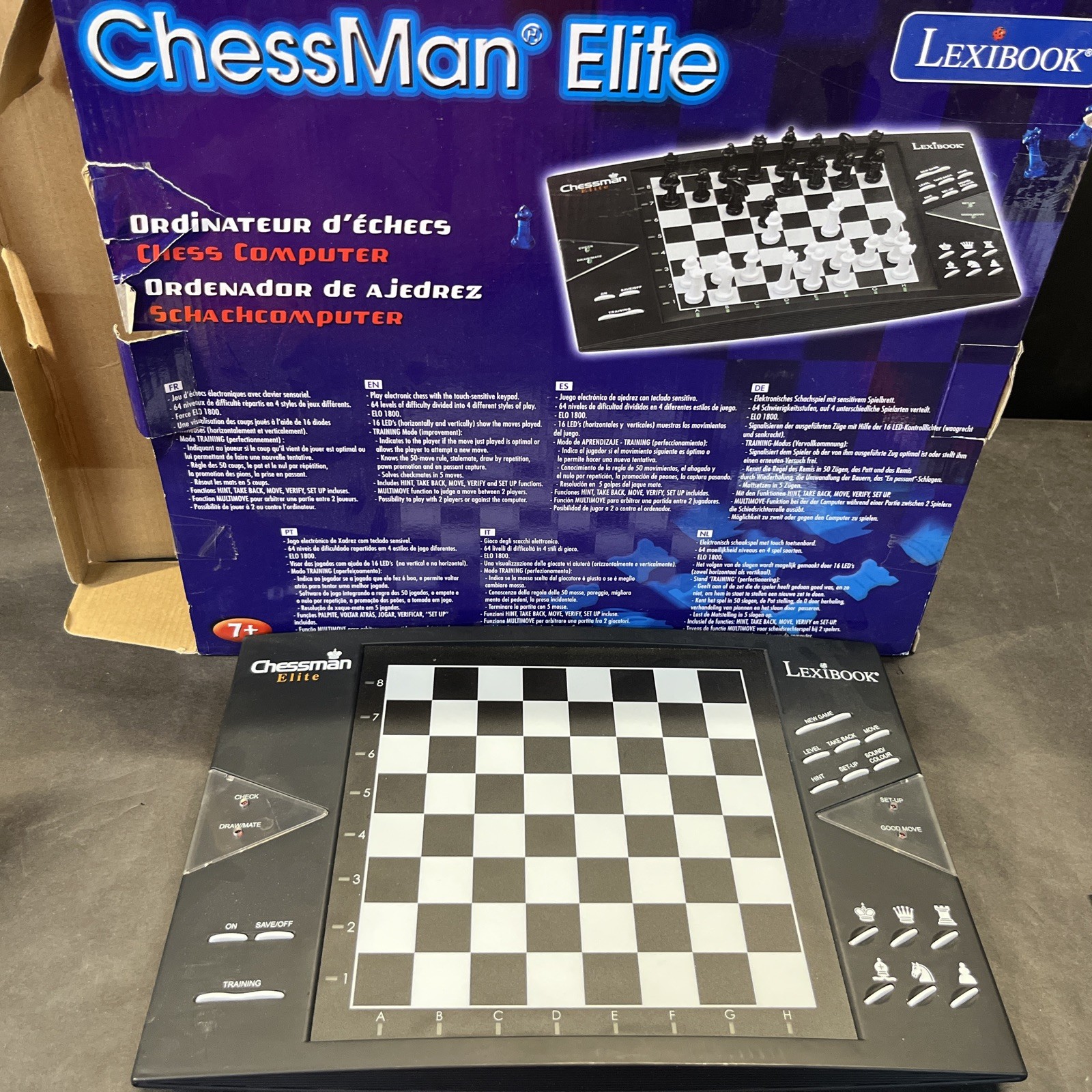 Lexibook, Chessman® Elite, Interactive Electronic Chess Game +, 64 Levels