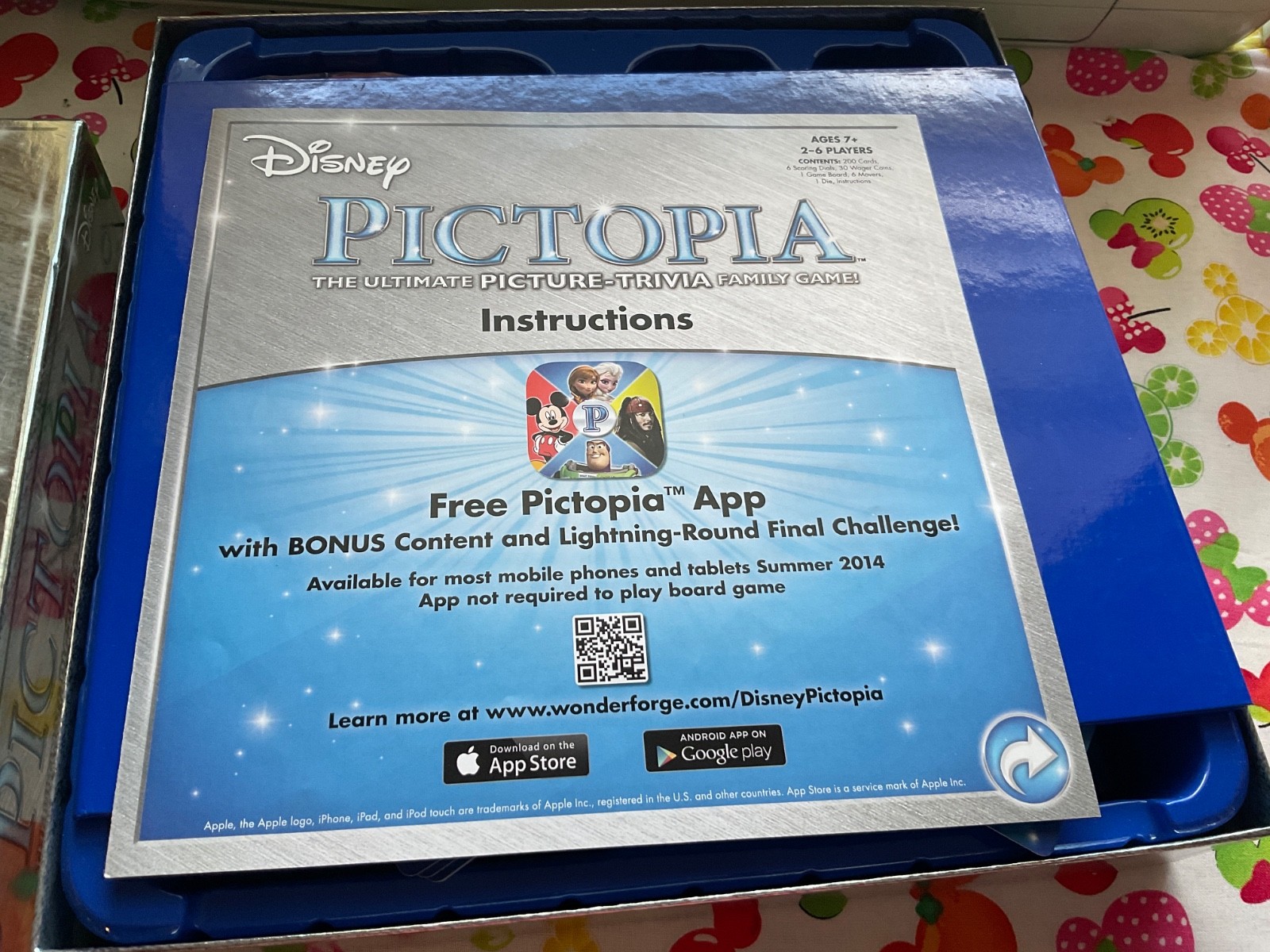 Pictopia Disney Edition Picture Trivia Family Board Game Fun