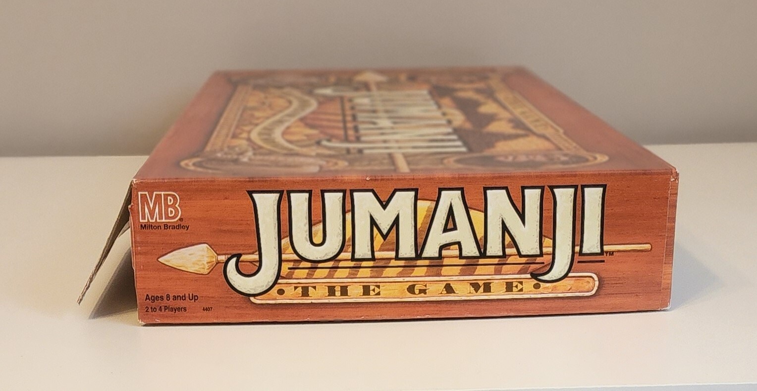 Original Jumanji Board Game Milton Bradley 1995 Sealed Parts Sticker Sheet #4407