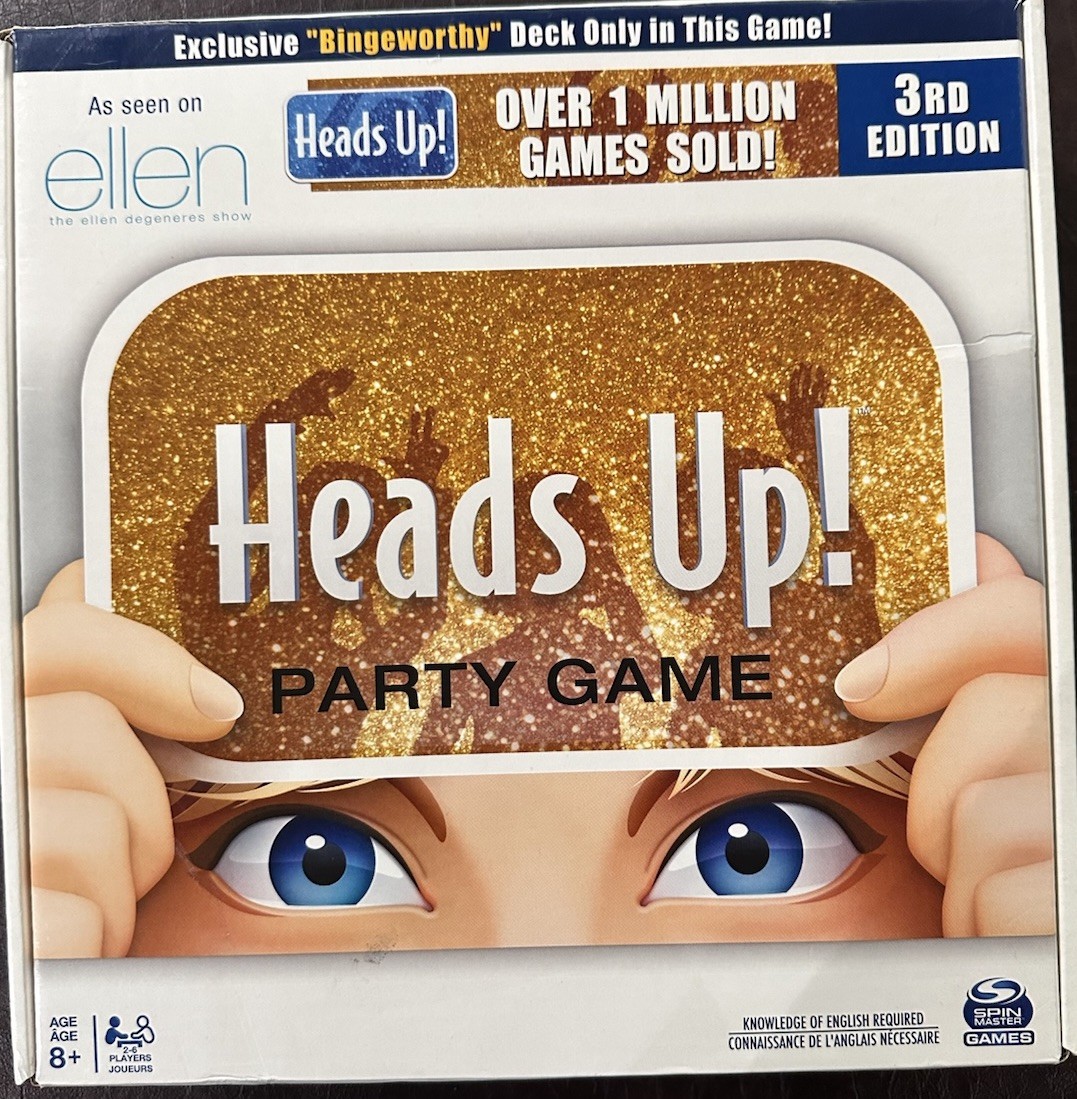 HEADS UP! PARTY GAME 3RD EDITION EXCLUSIVE “BINGEWORTHY” DECK ONLY IN THIS GAME!