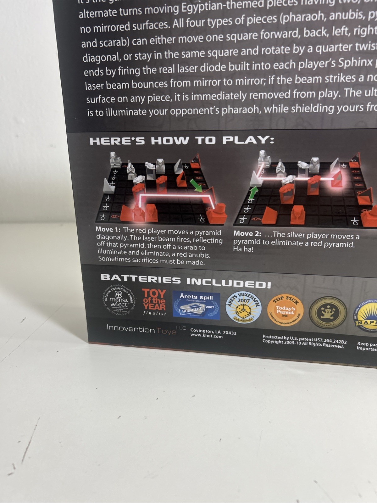 Khet 2.0 Laser Game – Strategy Board Game – Real Lasers – Mensa Select