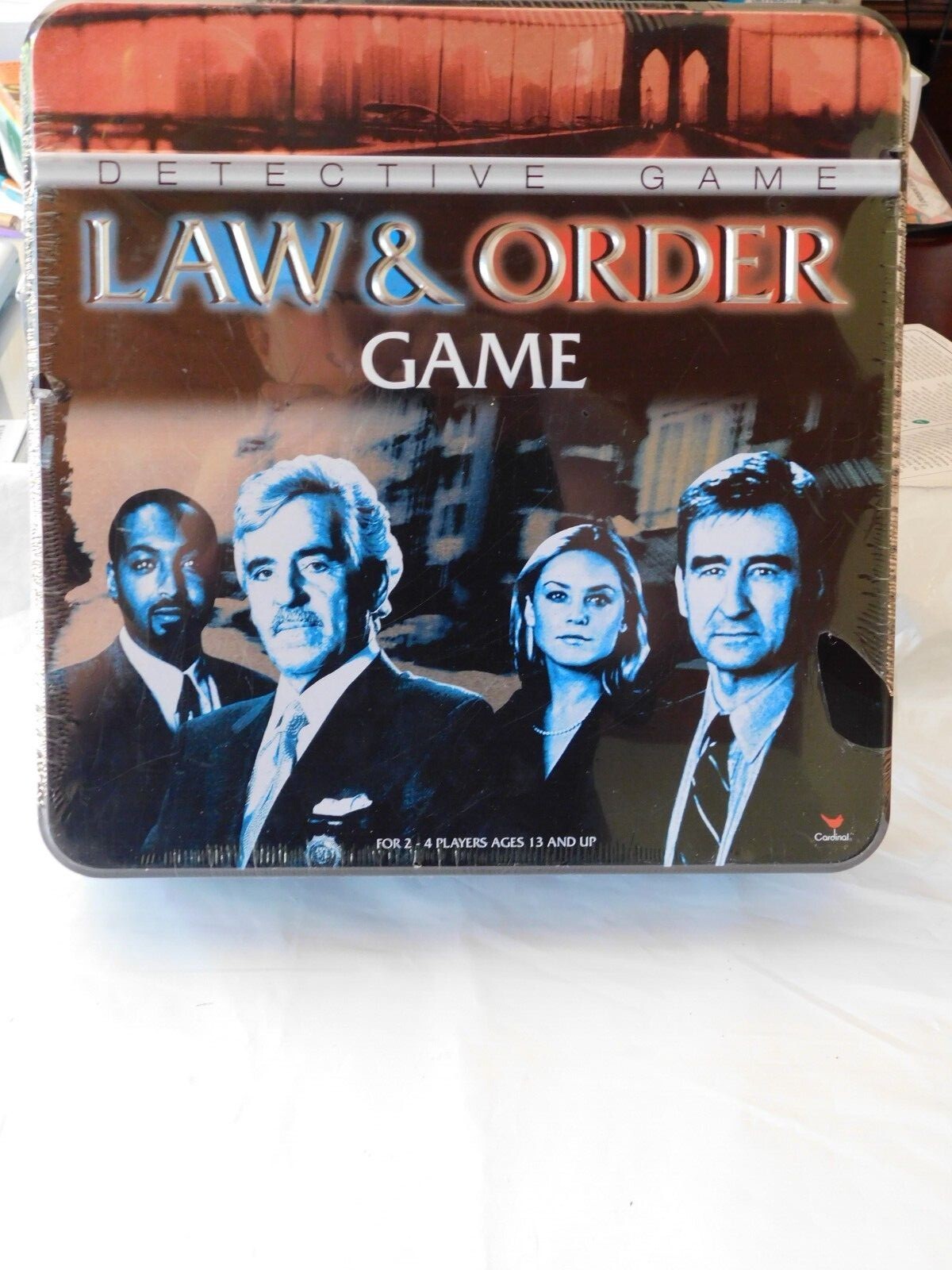 Law & Order Detective Game- TV Show – NEW Sealed in Tin Box.