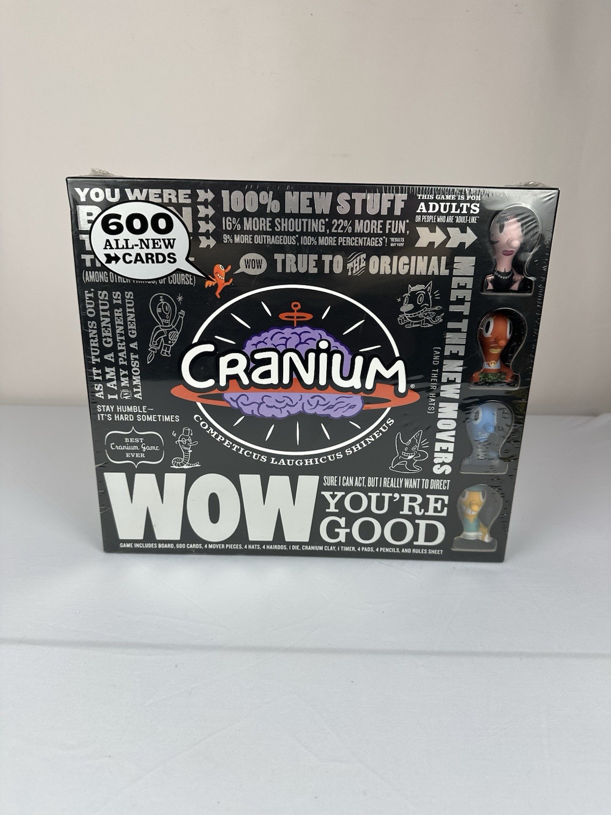 Cranium Board Game ~ Wow You’re Good Black Edition ~ Adult 2007 ~ NEW SEALED