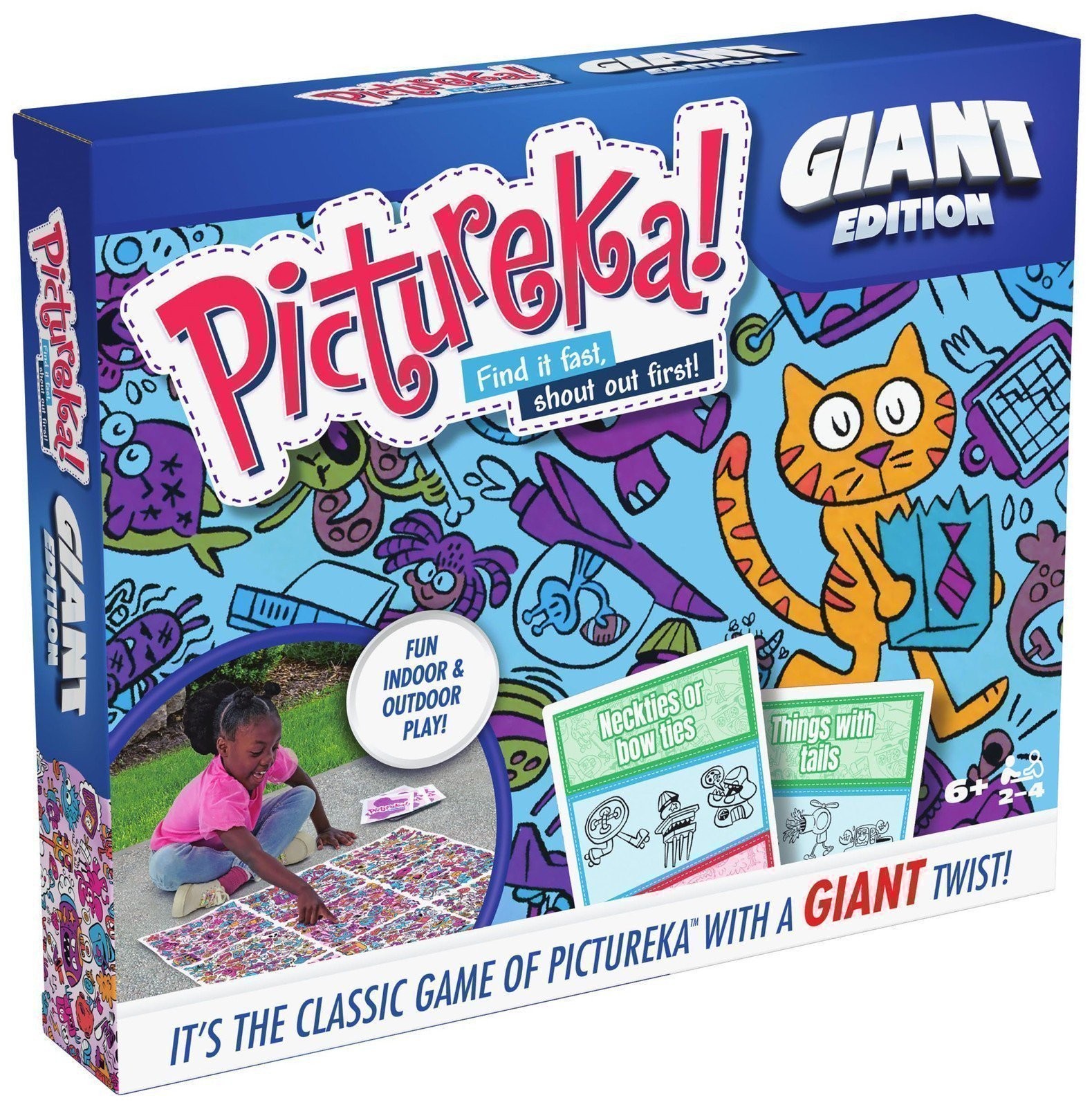 Pictureka Giant Edition Family Game with Oversized Mat Indoor Outdoor Fun