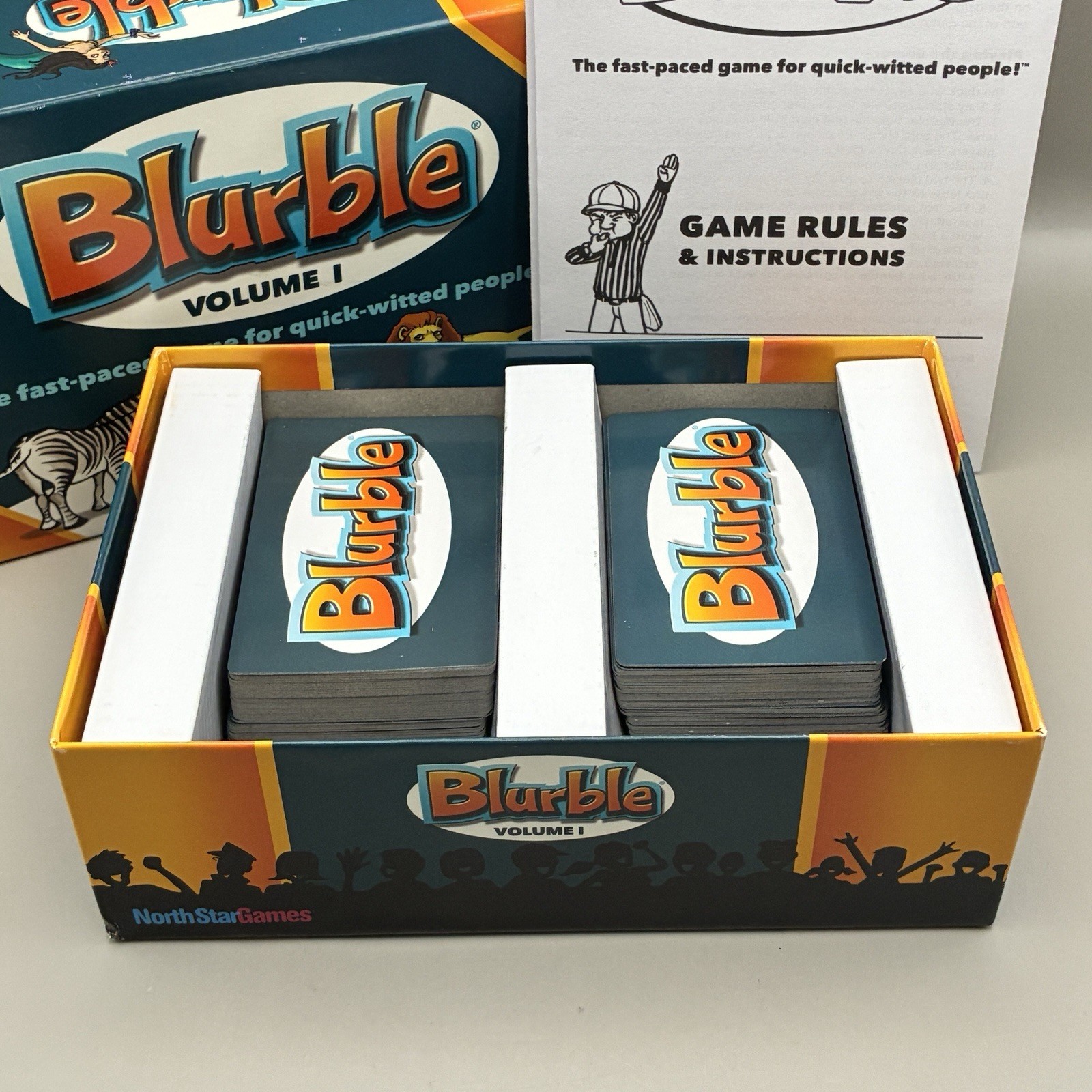 Blurble Volume 1 Card Game For Quick Witted People 2016 Bernard North Star Games