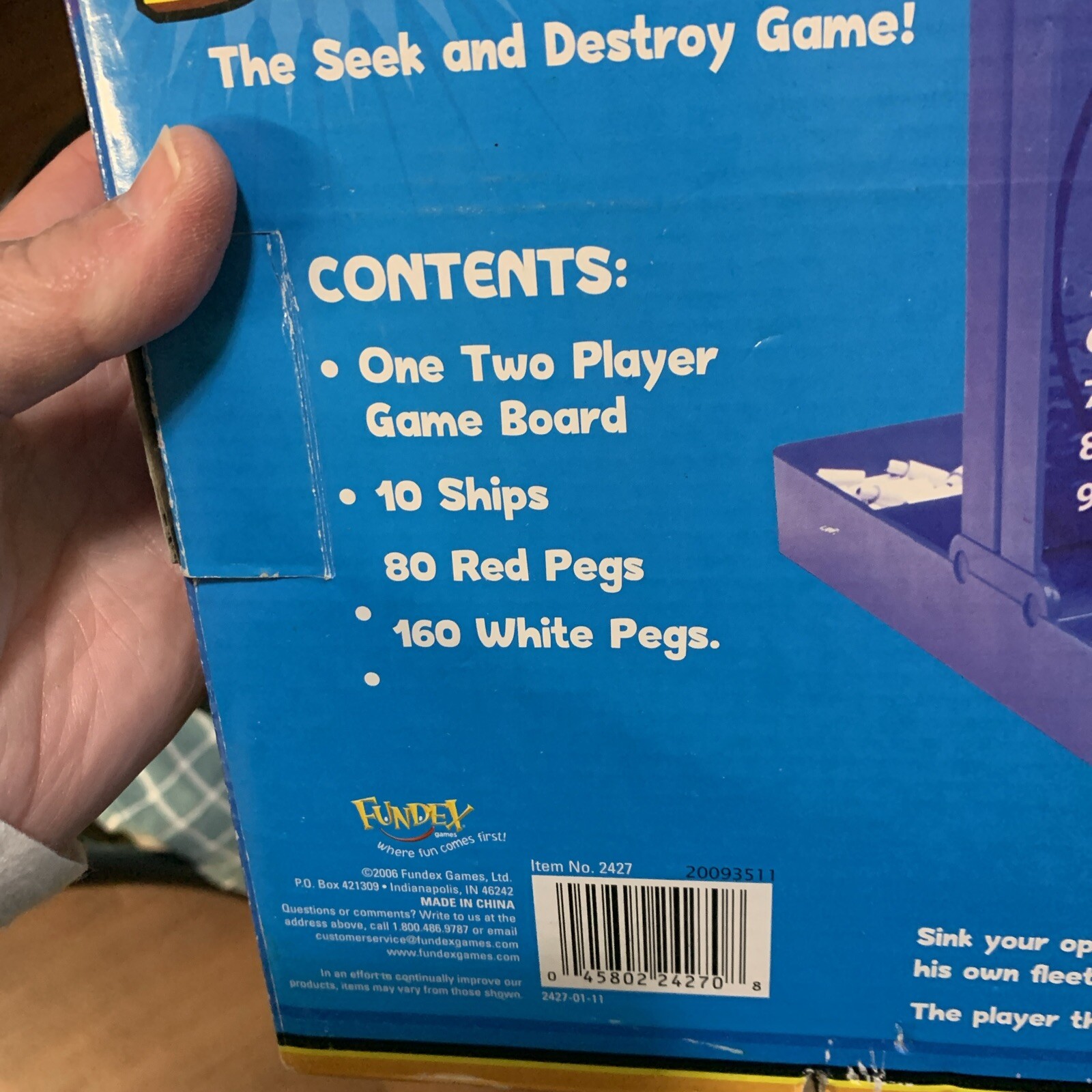 FUNDEX : SEA BATTLE GAME New #ZFUN-2427