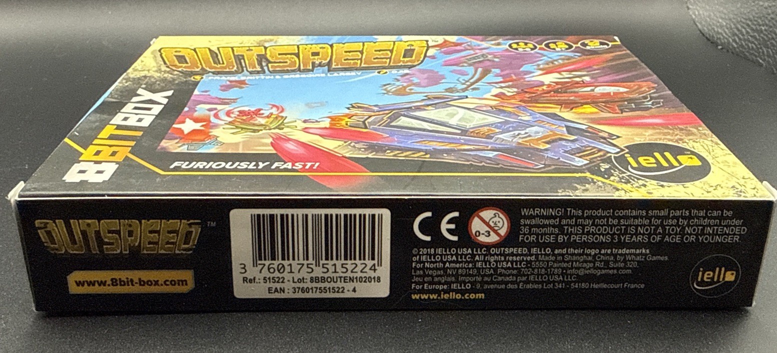Outspeed Game – Eight Bit Box Series – Iello – Complete – Pieces New Unused, VG