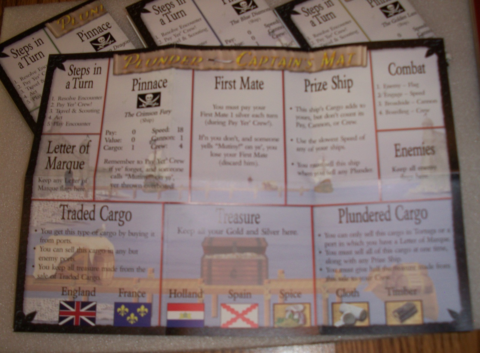 Plunder – Pirate Themed Board Game 2004 Laughing Pan Productions New in Open Box