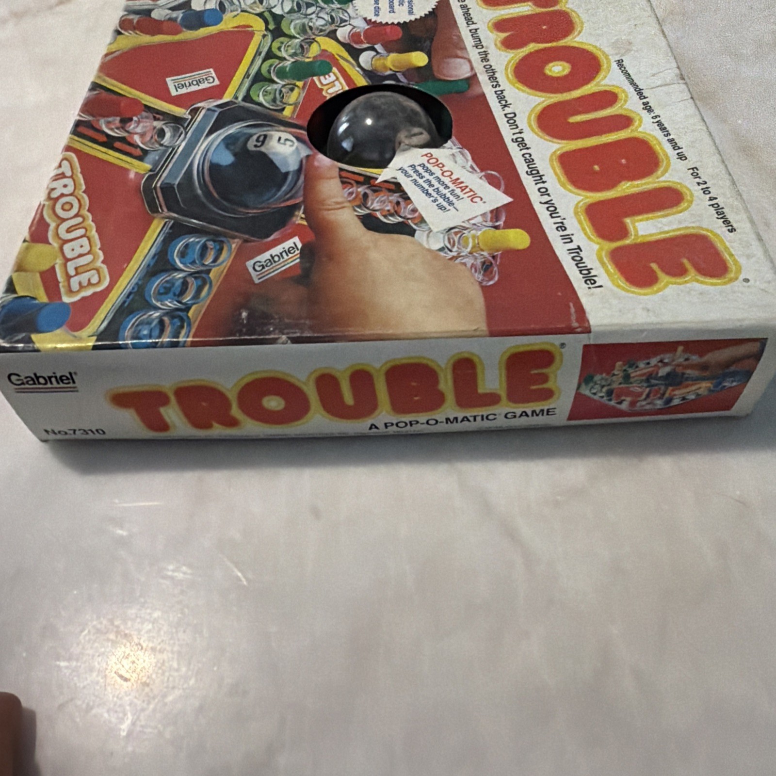 VINTAGE Trouble Pop-O-Matic Game Gabriel 1977 Kids Classic