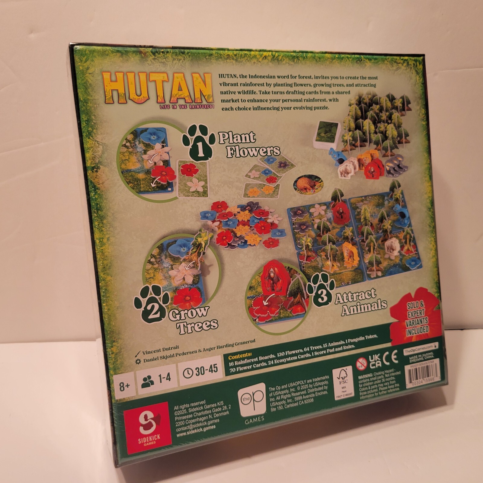 Hutan – Life in the Rainforest Board Game by The Op Games – New
