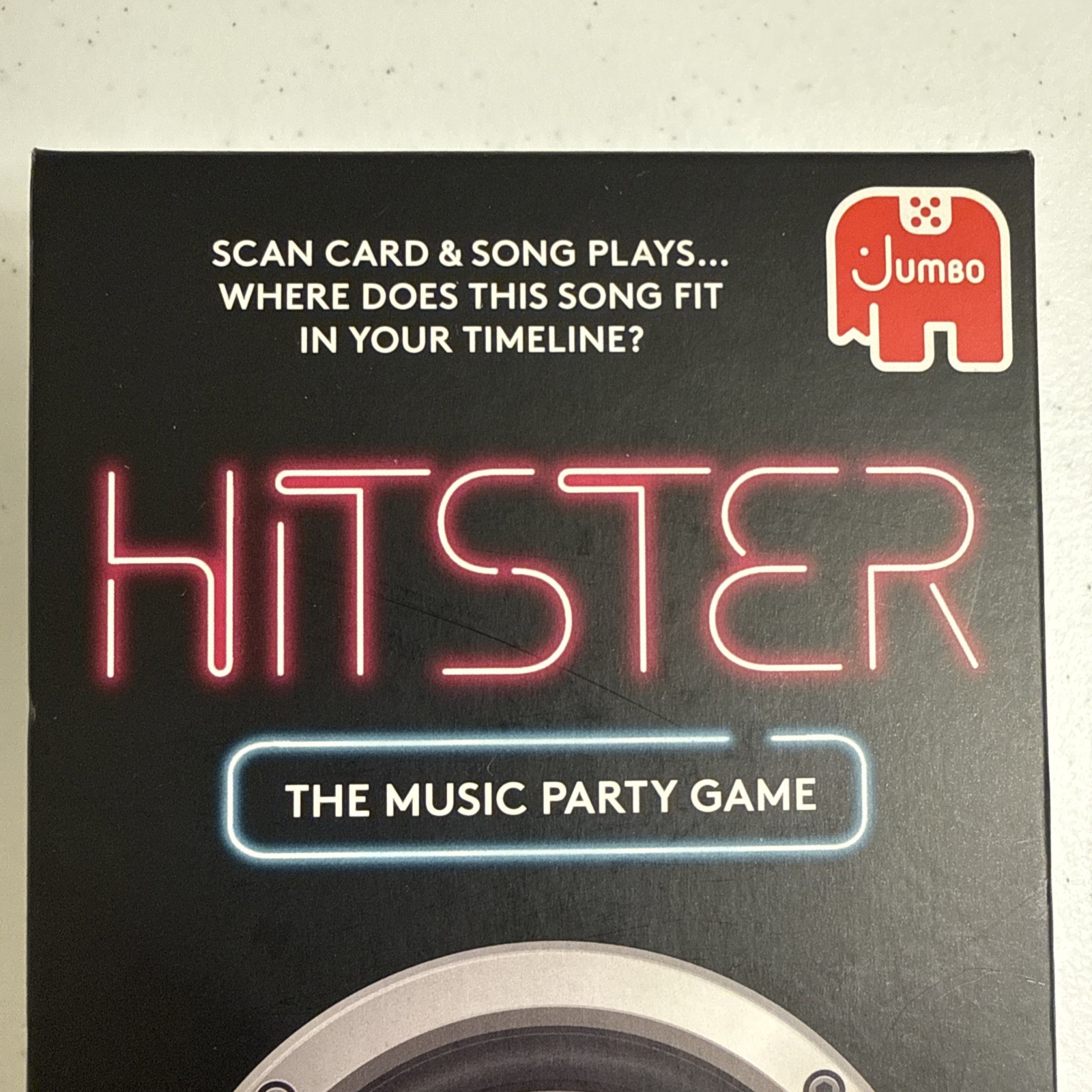 Jumbo Hitster – The Music Fun Party Quiz Card Game, 2-10 Players – Brand New